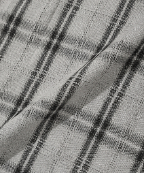 Signature Check Short Sleeve Shirt [Gray] thumbnail 2