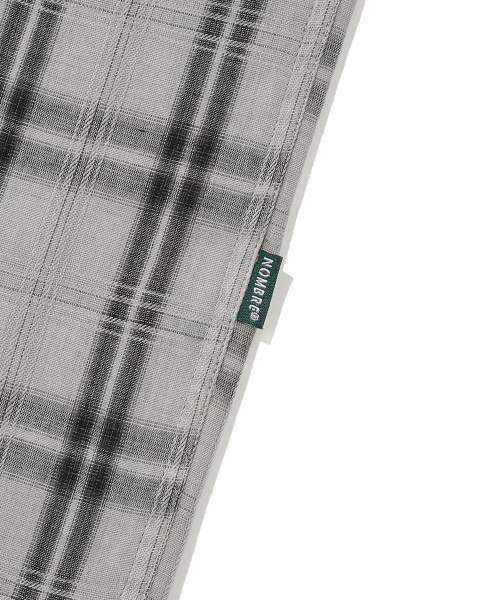 Signature Check Short Sleeve Shirt [Gray] thumbnail 5