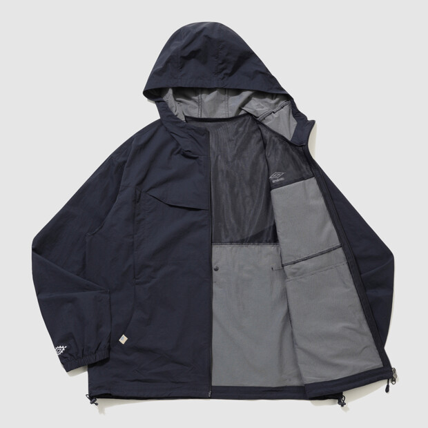 Ветровка с капюшоном и вентиляцией Navy UR223CJK41