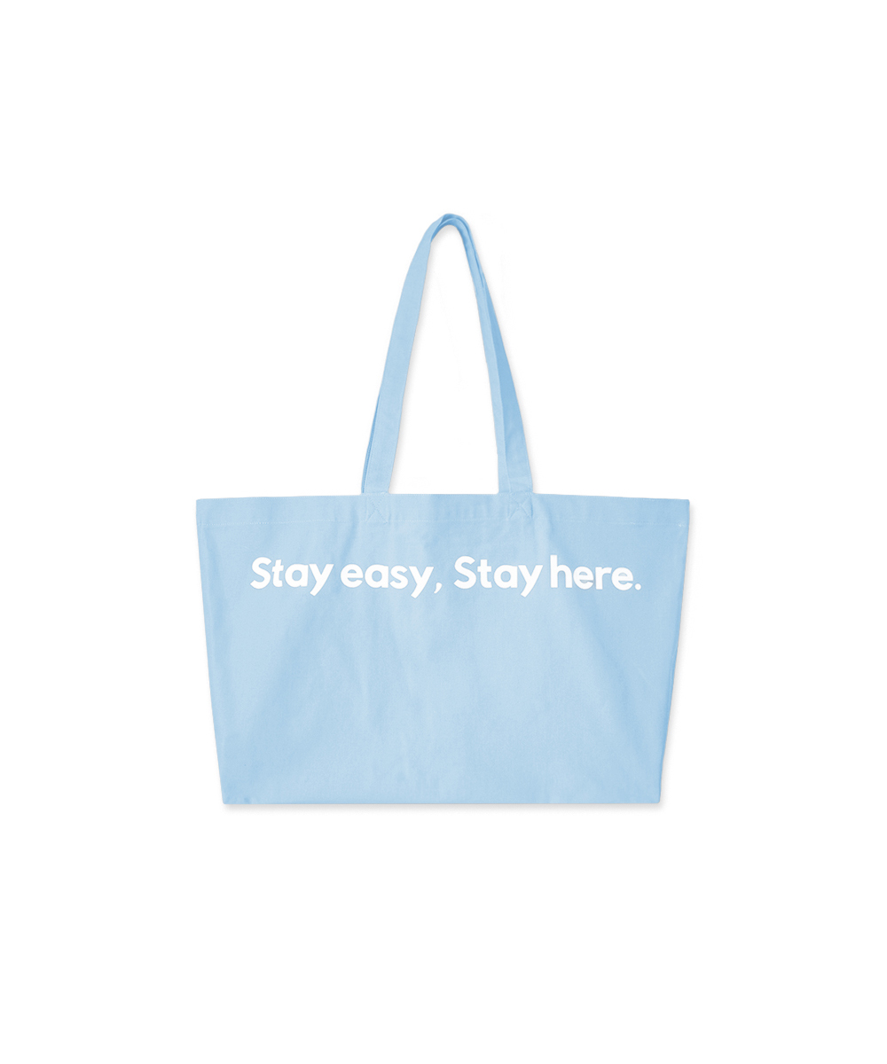 Stay eco bag_skyblue