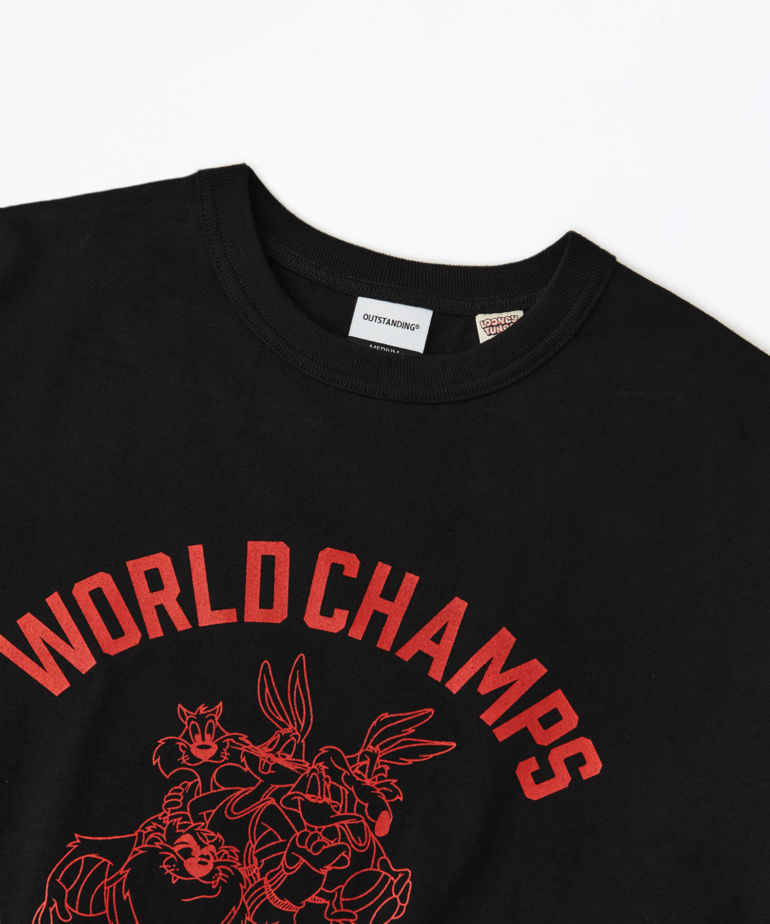 [LOONEY TUNES] __CODE_0__ SLEEVE __CODE_1__(__CODE_2__ CHAMPS)_BLACK