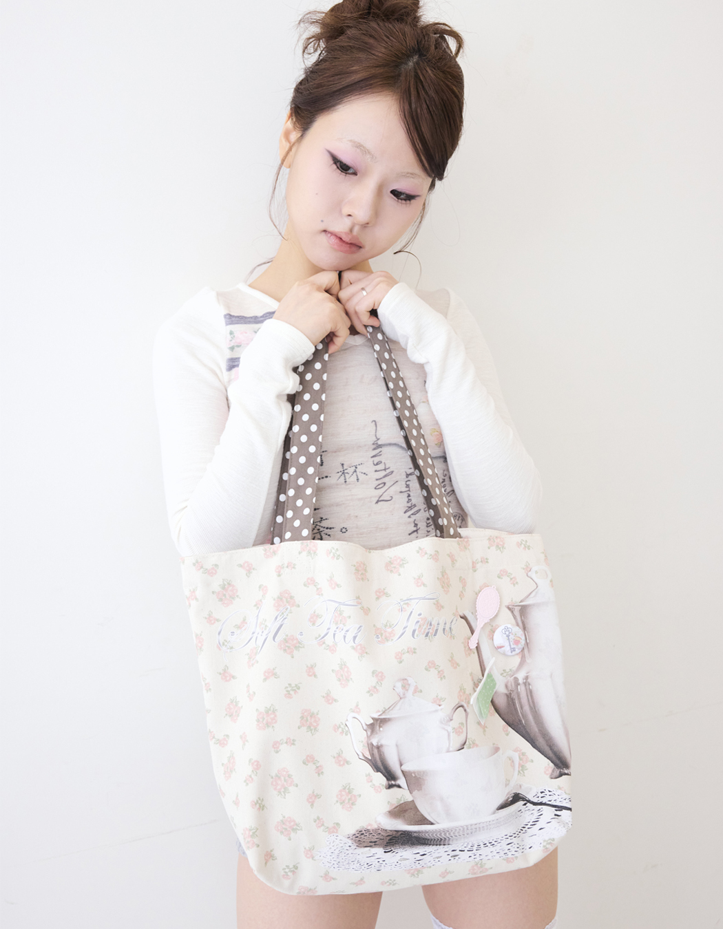 Soft Tea Time Tote Bag