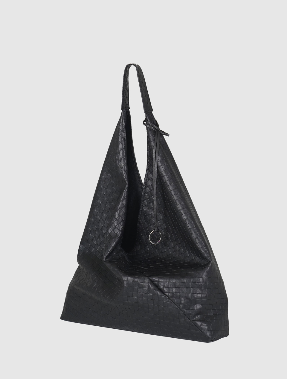 MORE WEAVING HOBO BAG - 2 COLORS BLACK