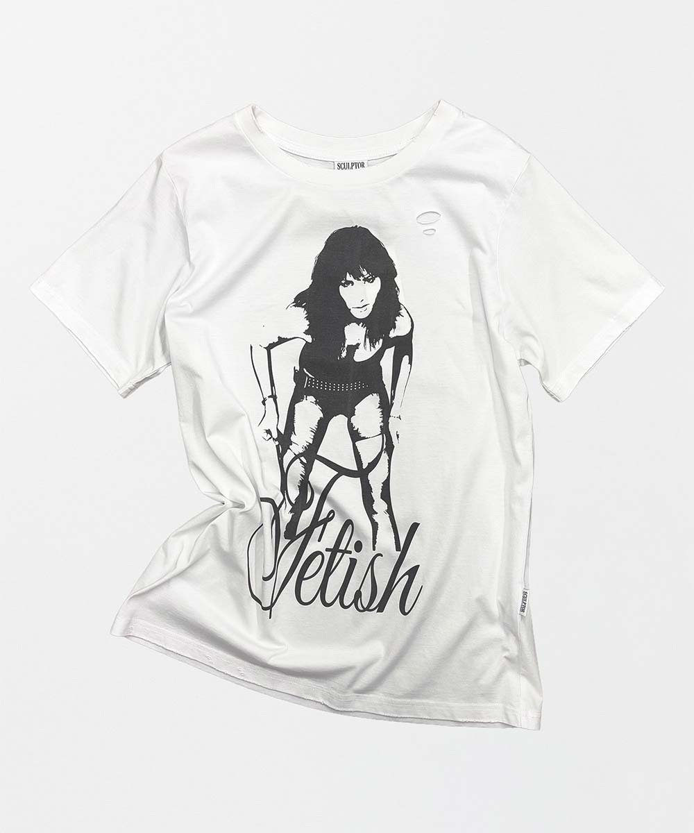 Distressed Muse Tee белый