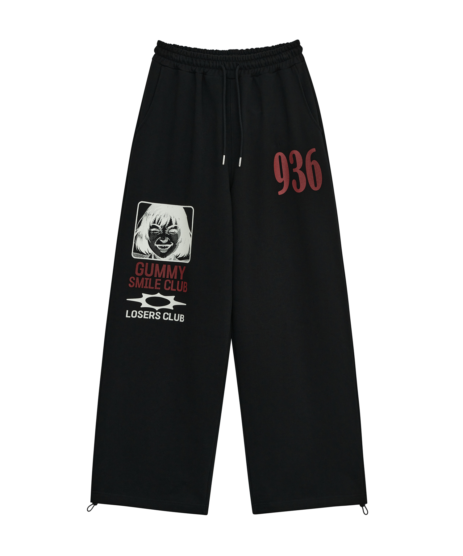 LSC GUMMY SMILE CLUB WIDE SWEAT Брюки чёрный