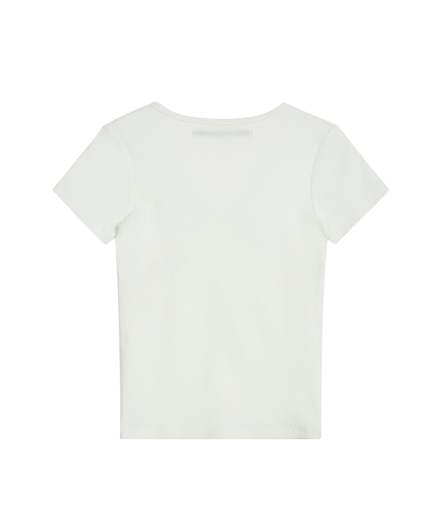 WRAP HALF SLEEVE Топ - белый