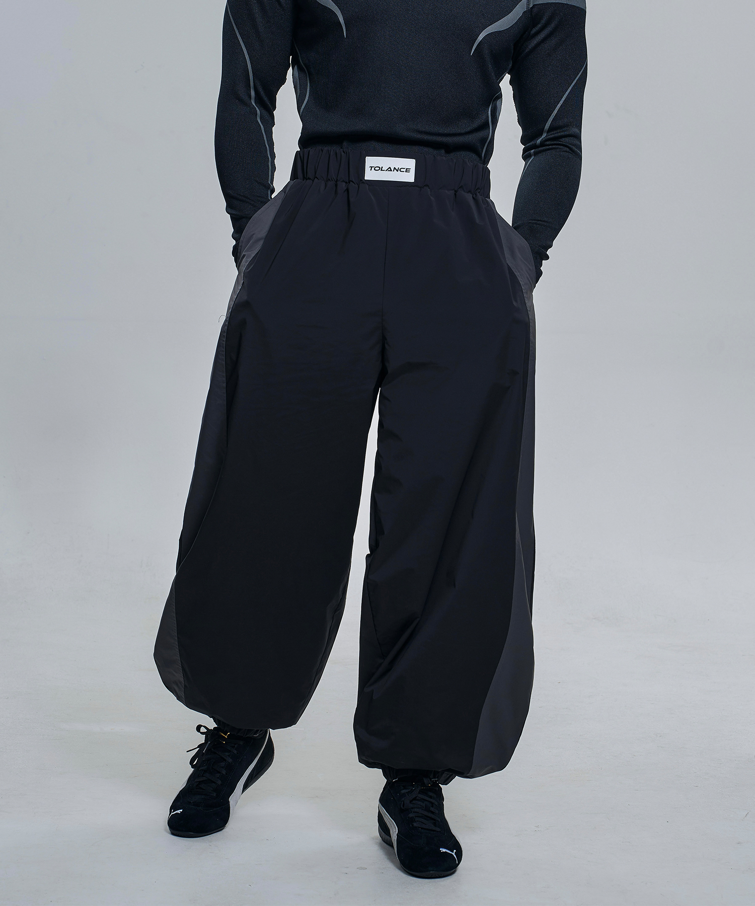 Широкие джоггеры Elite Curved - Black
