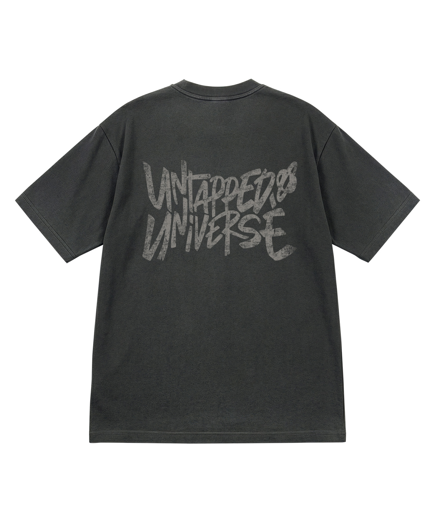 Universe Crack Lettering Pigment Oversized Fit Short-Sleeved T-Shirt 5COLOR