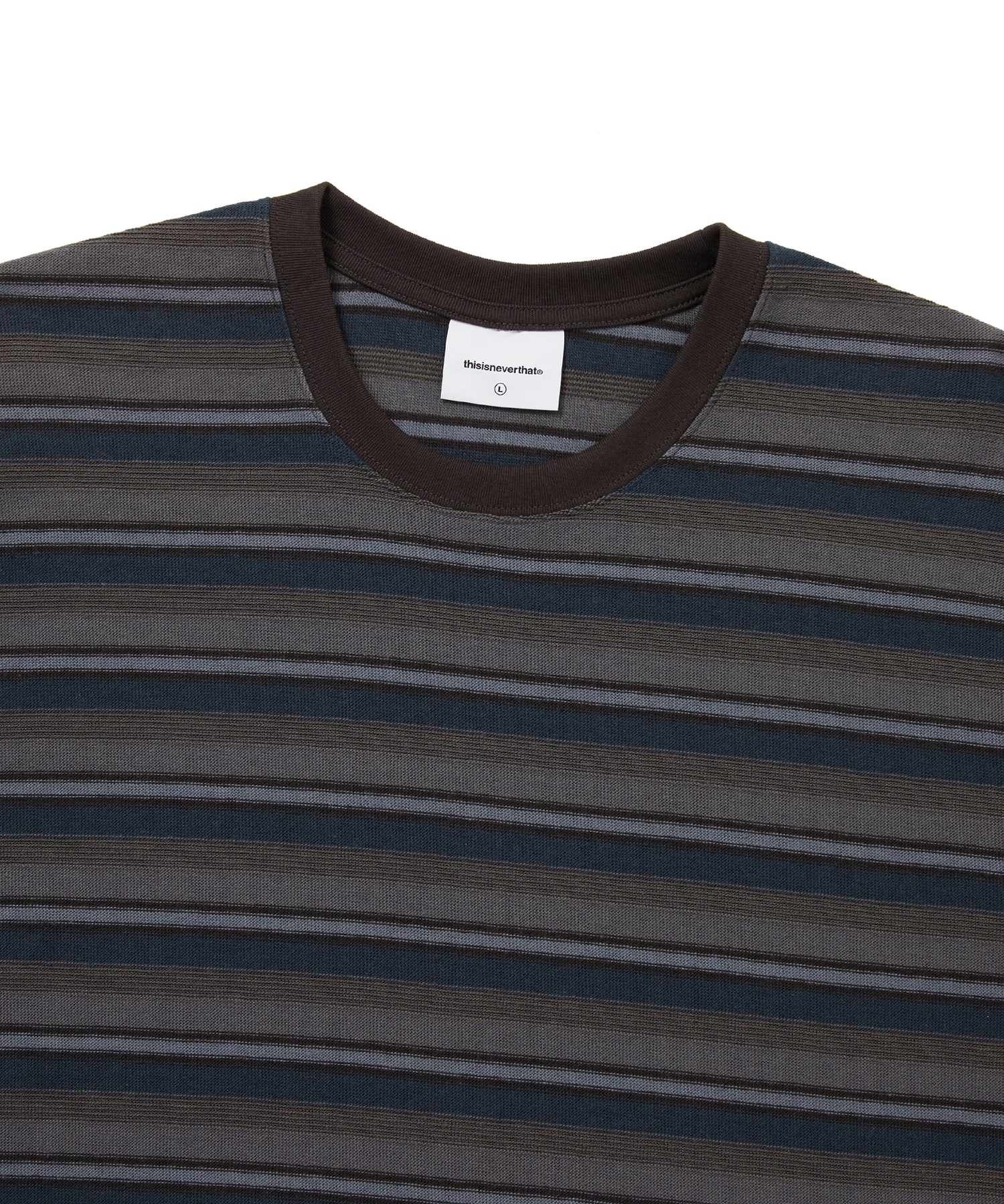 Inside Out Striped Tee Navy