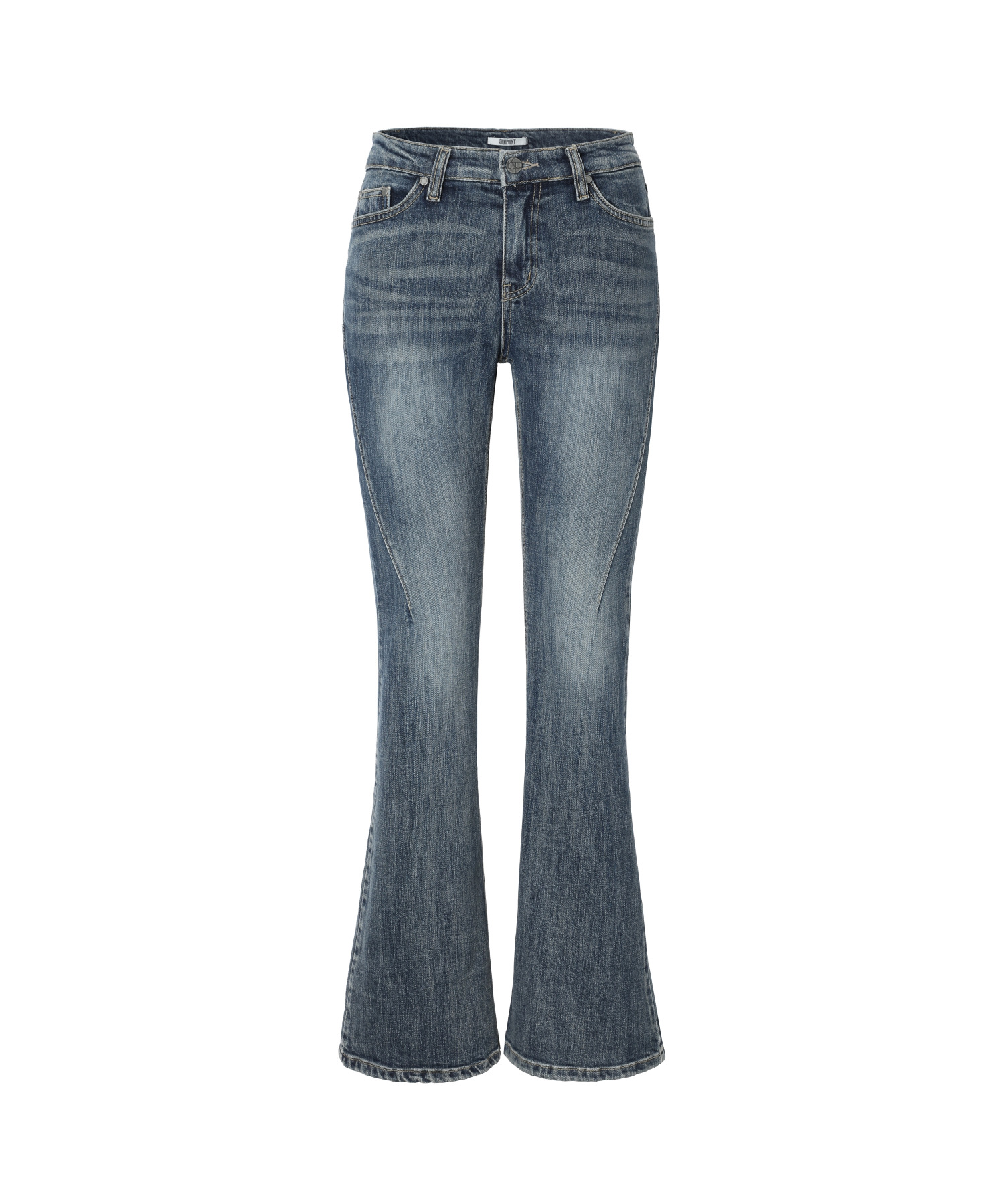 Cutline Bootcut Jeans (blue)
