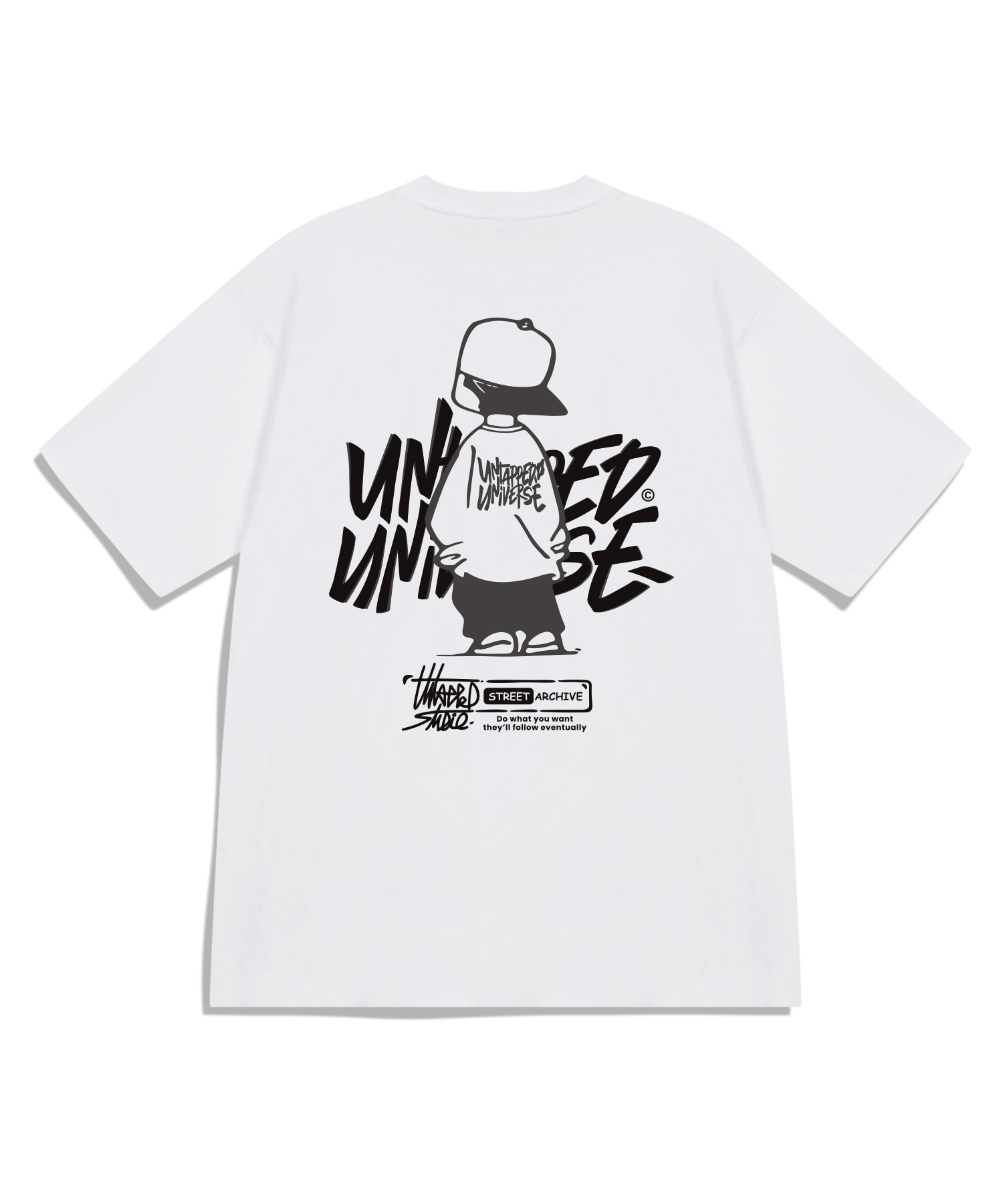 Urban Youth Pure Cotton Oversized Fit Short-Sleeved T-Shirt 8COLOR