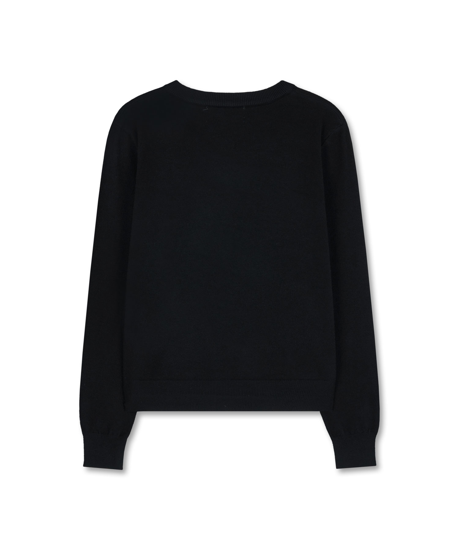AIR FLEX ROUND CARDIGAN (BLACK)
