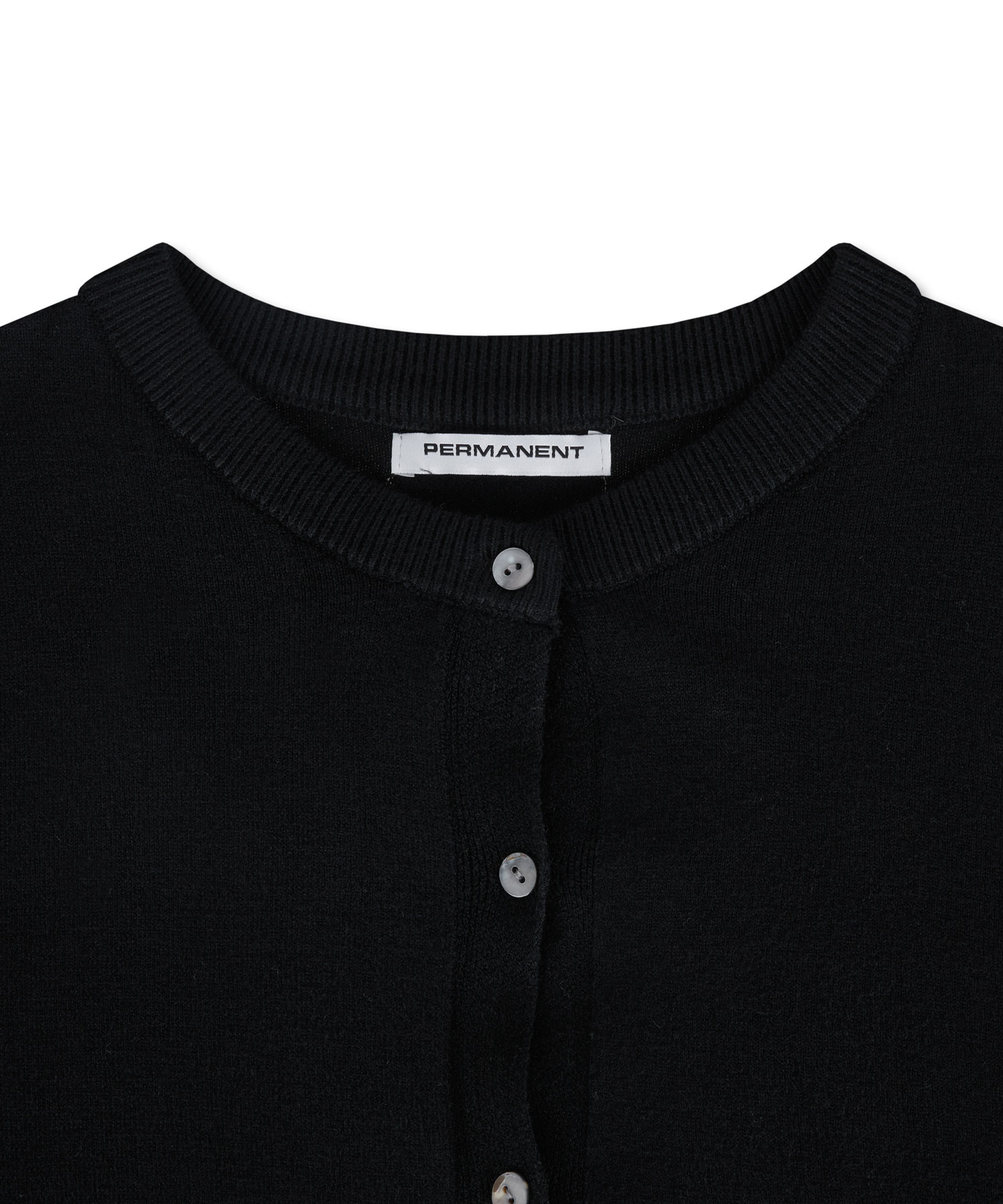 AIR FLEX ROUND CARDIGAN (BLACK)