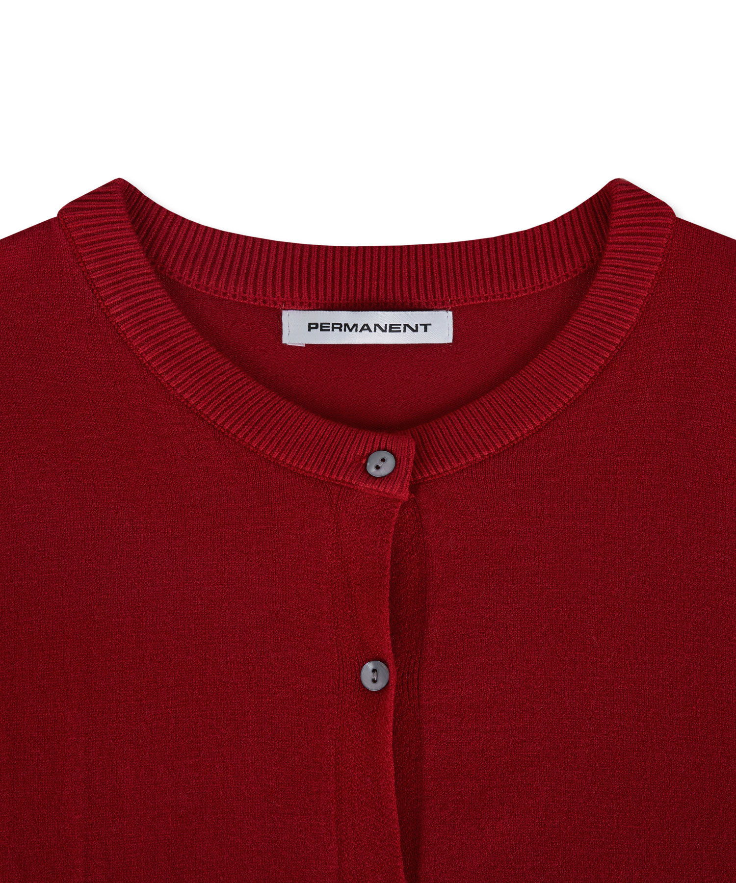 AIR FLEX ROUND CARDIGAN (DEEP RED)