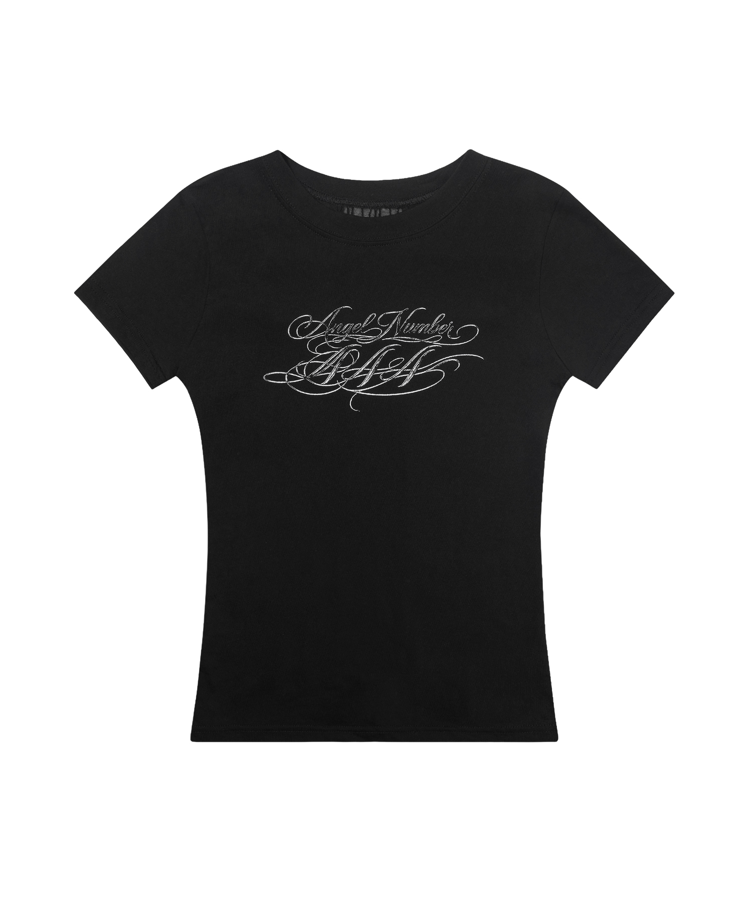 BACK CROSS TEE (BLACK) F26QB073
