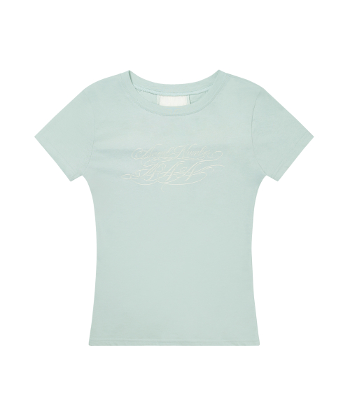 BACK CROSS TEE (MINT) F26QB073 thumbnail 7