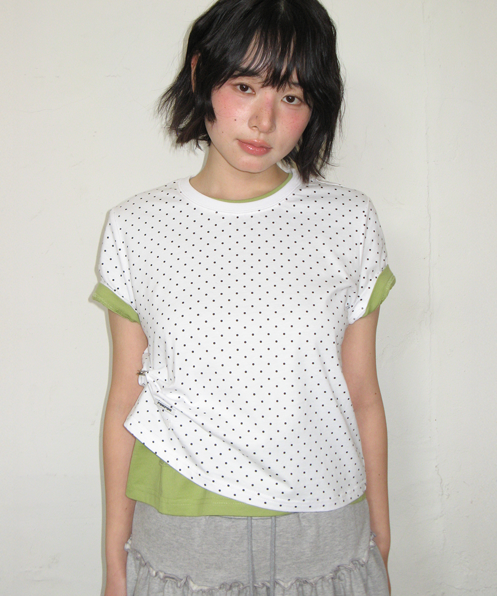 [2PACK] MINI LABEL CROP SHORT SLEEVE (10colors)