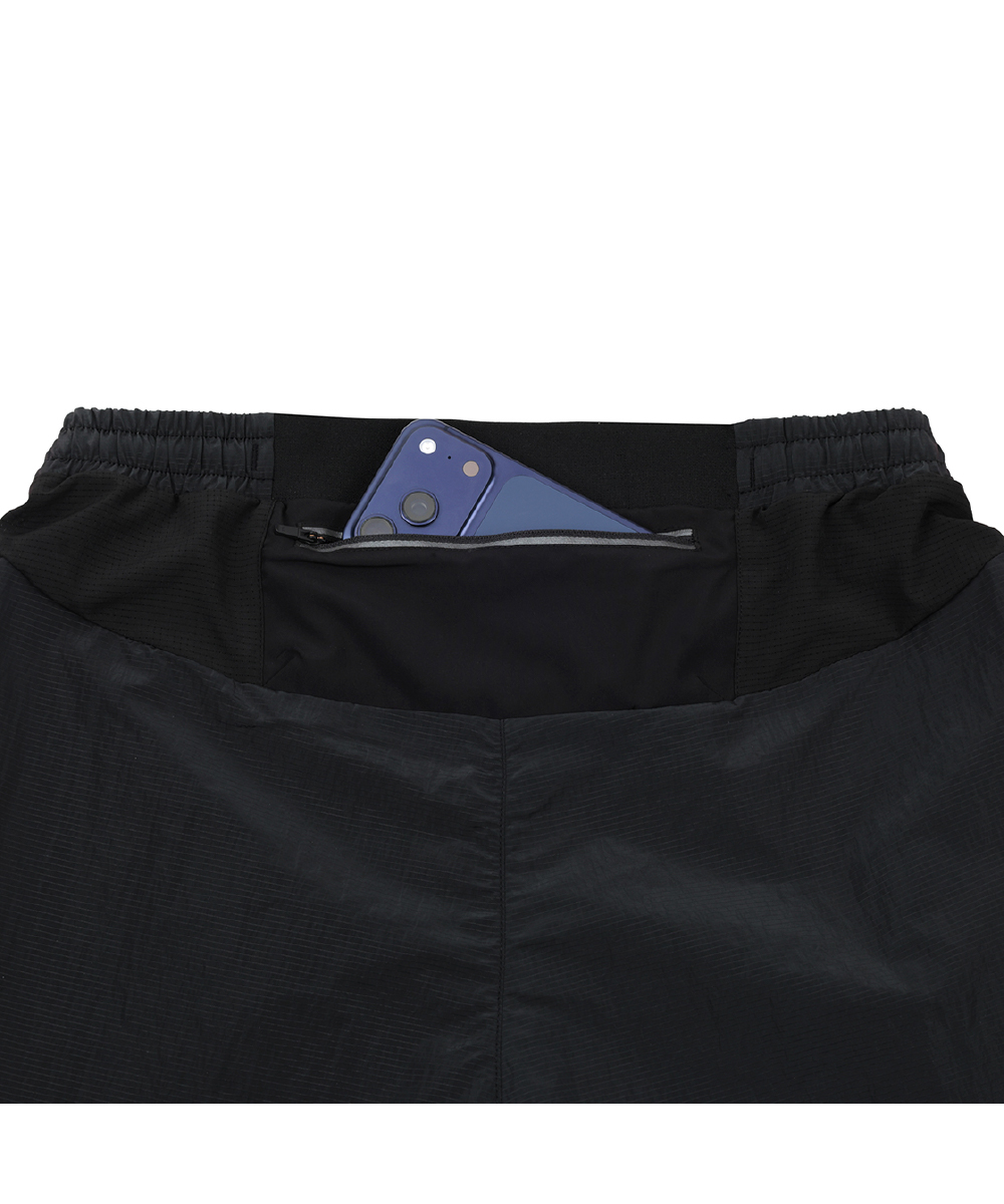 Flux 5” 2-in-1 шорты – черный