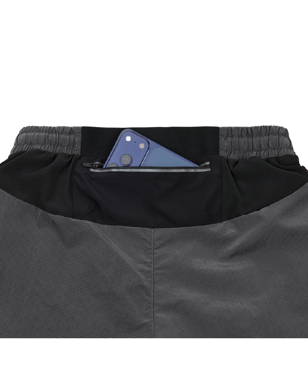 Flux 5” 2-in-1 шорты – серый