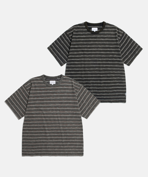 Vintage Washed Border Tee Black view 3