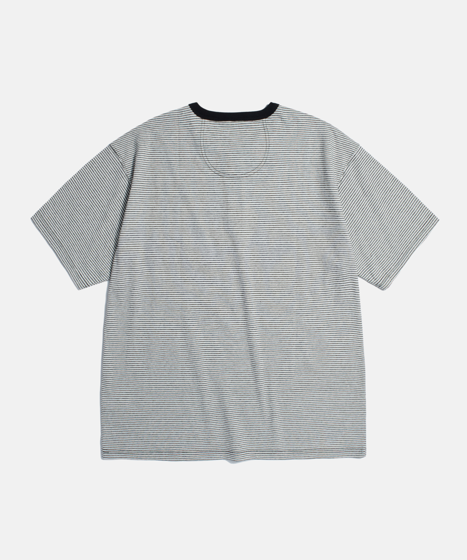 Micro полоса Henley майка белый