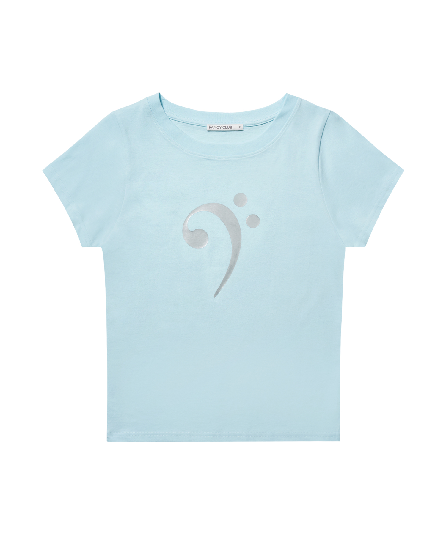 BASS CLEF TEE (BLUE) F26QB402