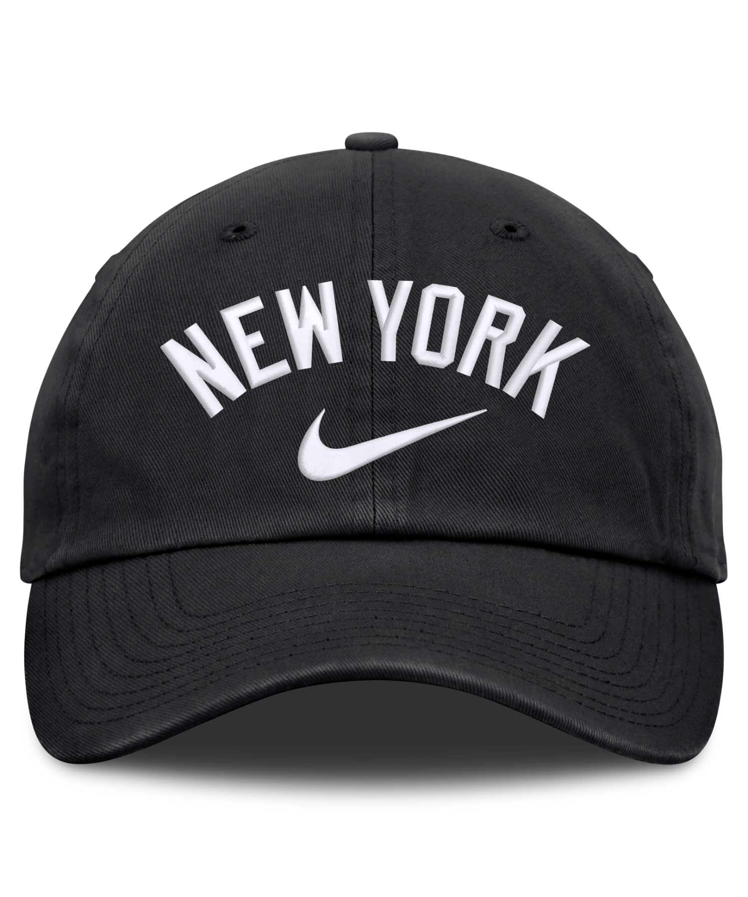 New York Yankees NIKE PRIMETIME CLUB UNSTRUCTURED ORGANIC COTTON CAP - черный