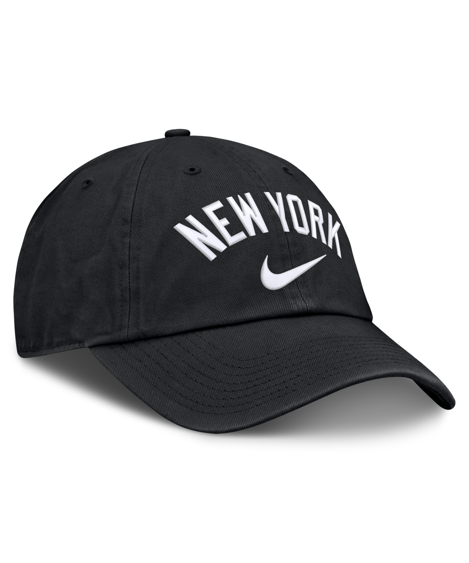 New York Yankees NIKE PRIMETIME CLUB UNSTRUCTURED ORGANIC COTTON CAP - черный
