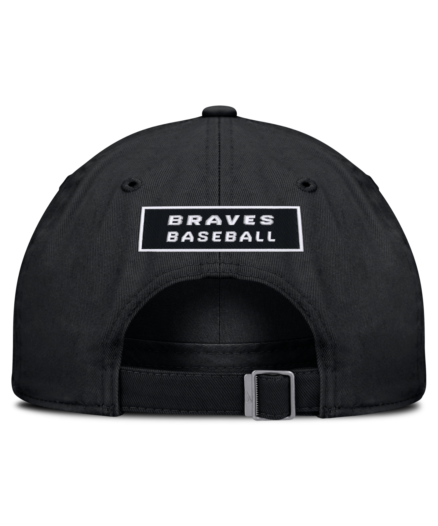 Atlanta Braves NIKE PRIMETIME CLUB UNSTRUCTURED ORGANIC COTTON CAP - черный