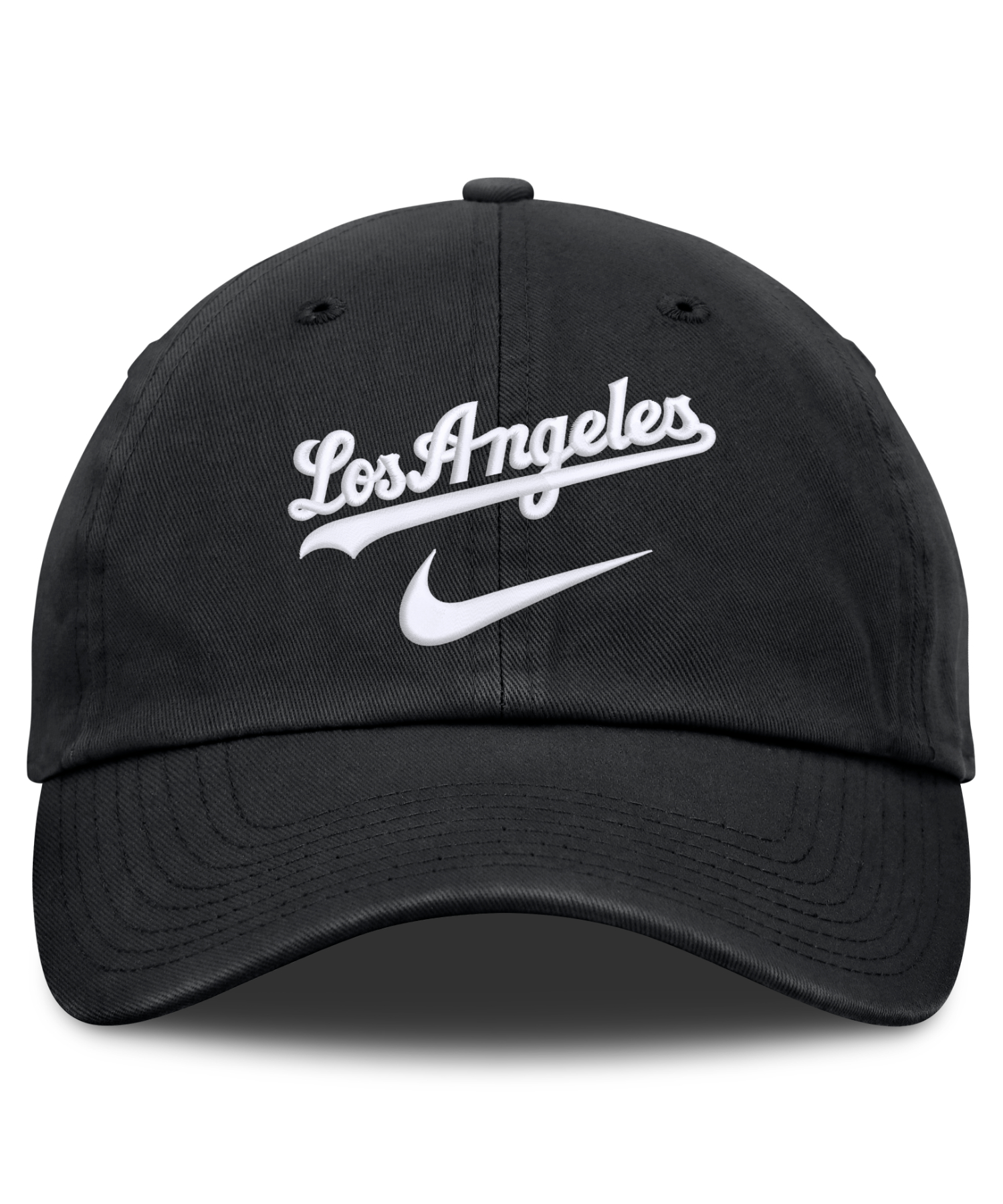 Los Angeles Dodgers NIKE PRIMETIME CLUB UNSTRUCTURED ORGANIC COTTON CAP - черный