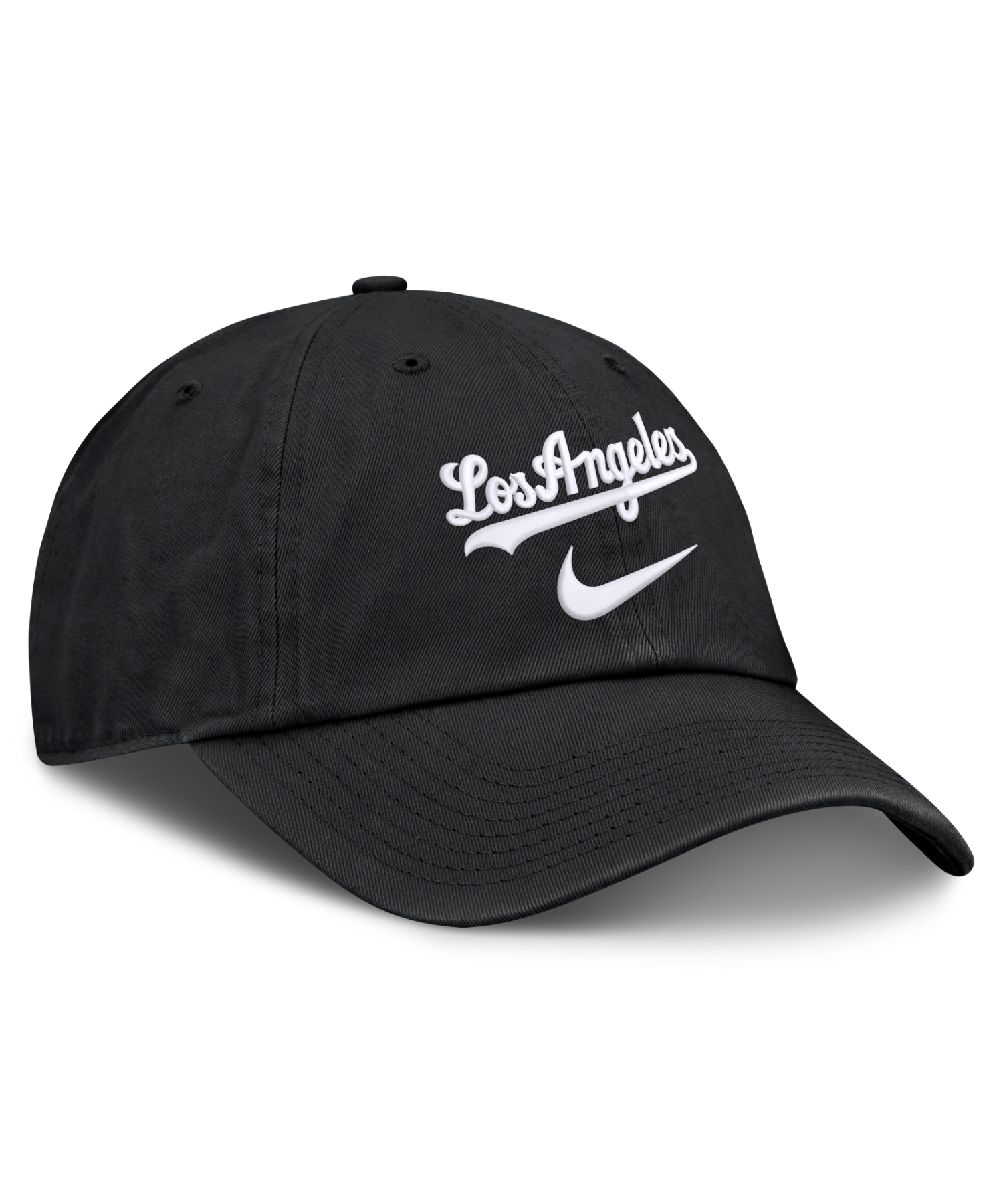 Los Angeles Dodgers NIKE PRIMETIME CLUB UNSTRUCTURED ORGANIC COTTON CAP - черный