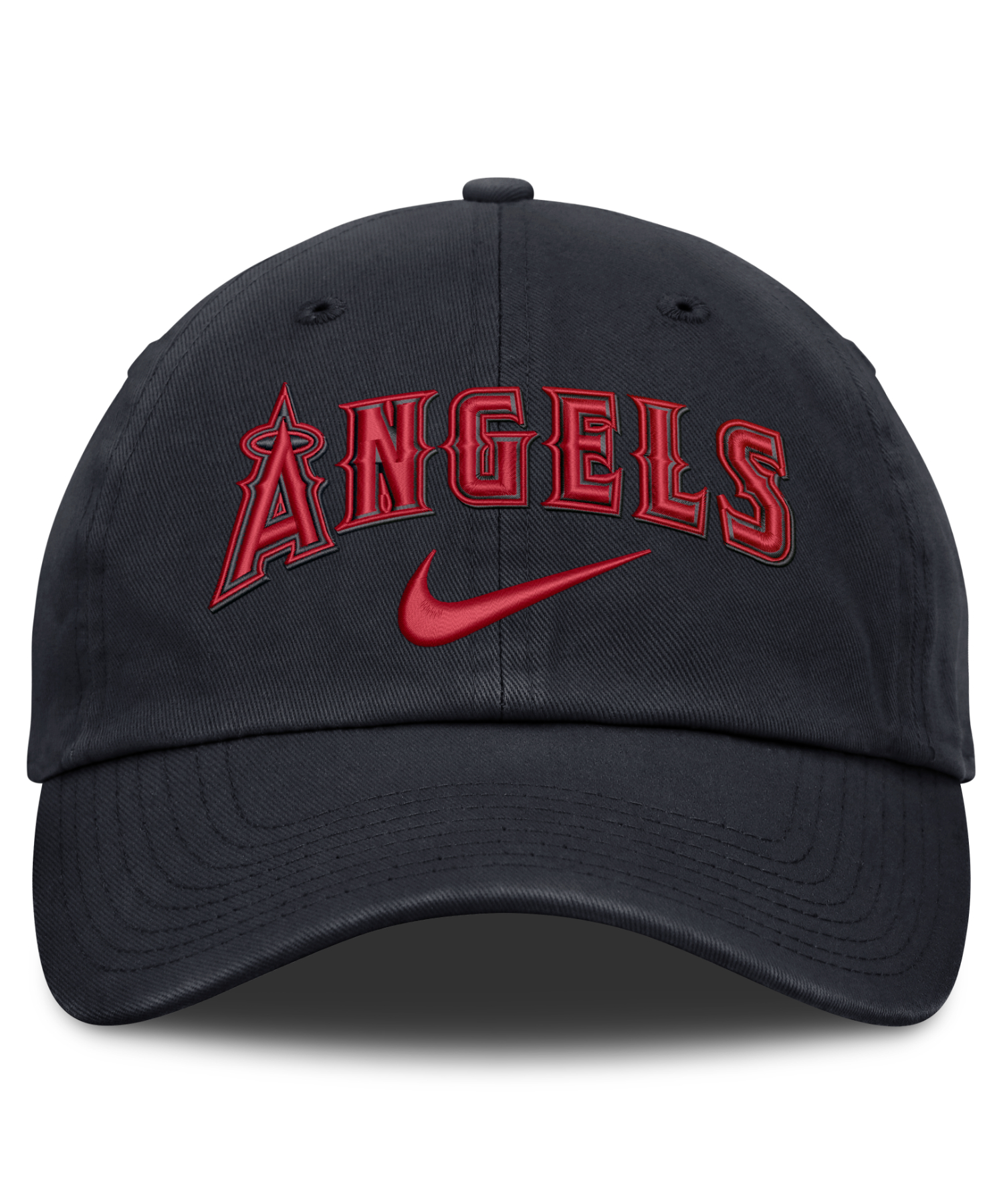 Los Angeles Angels NIKE PRIMETIME CLUB UNSTRUCTURED ORGANIC COTTON CAP - Pitch синий