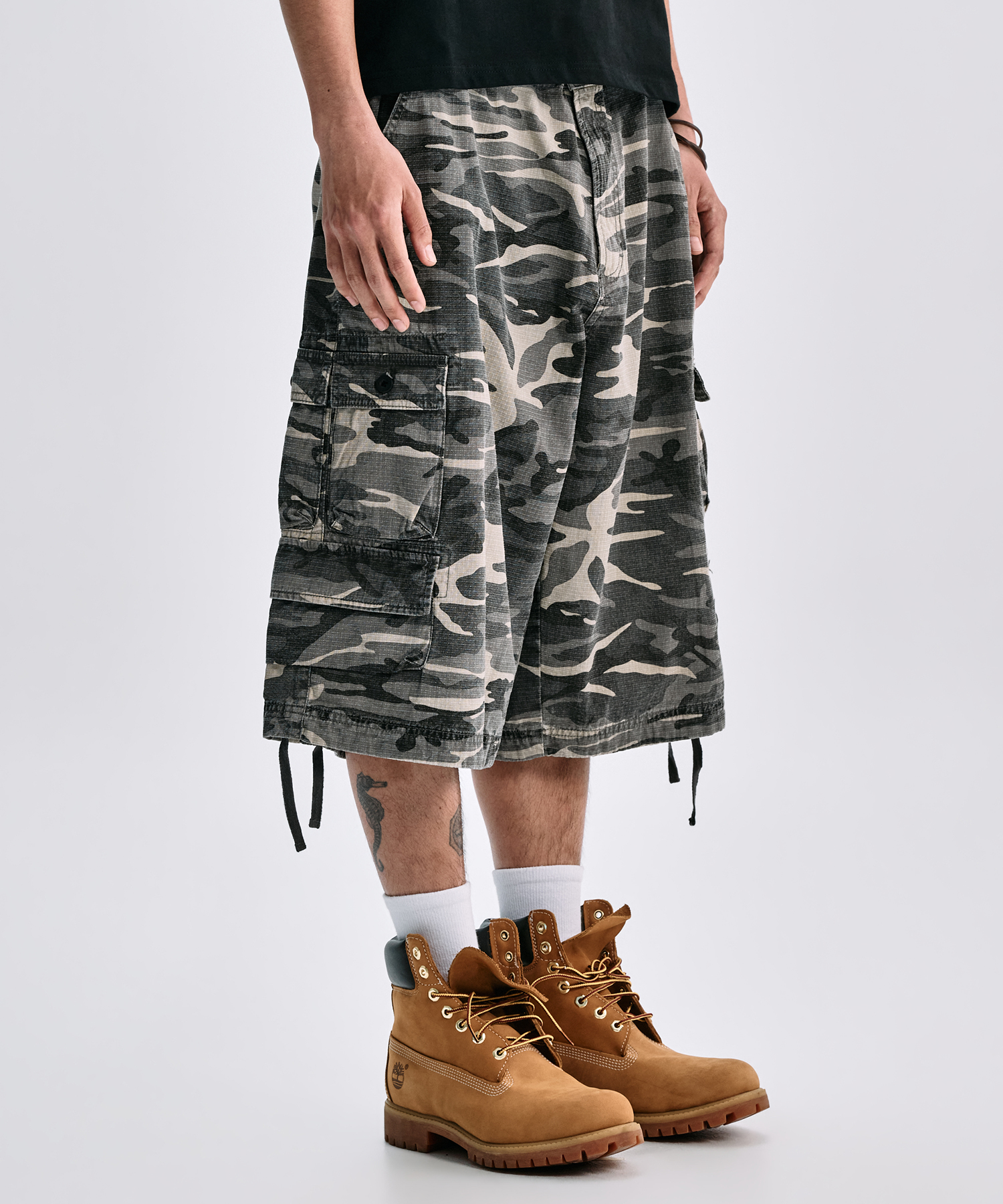 Шорты-карго 8-Cut (Grey Camo)