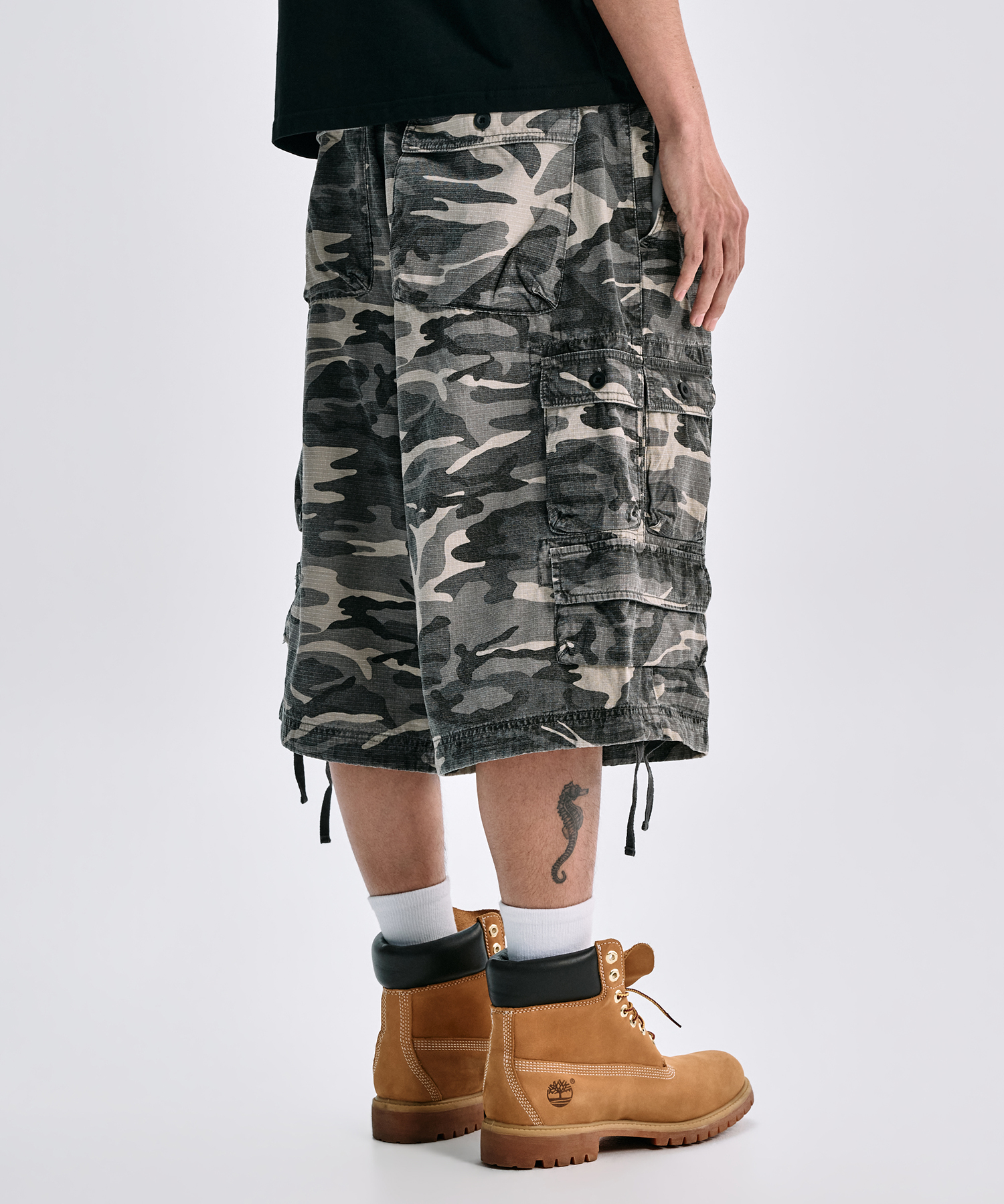Шорты-карго 8-Cut (Grey Camo)