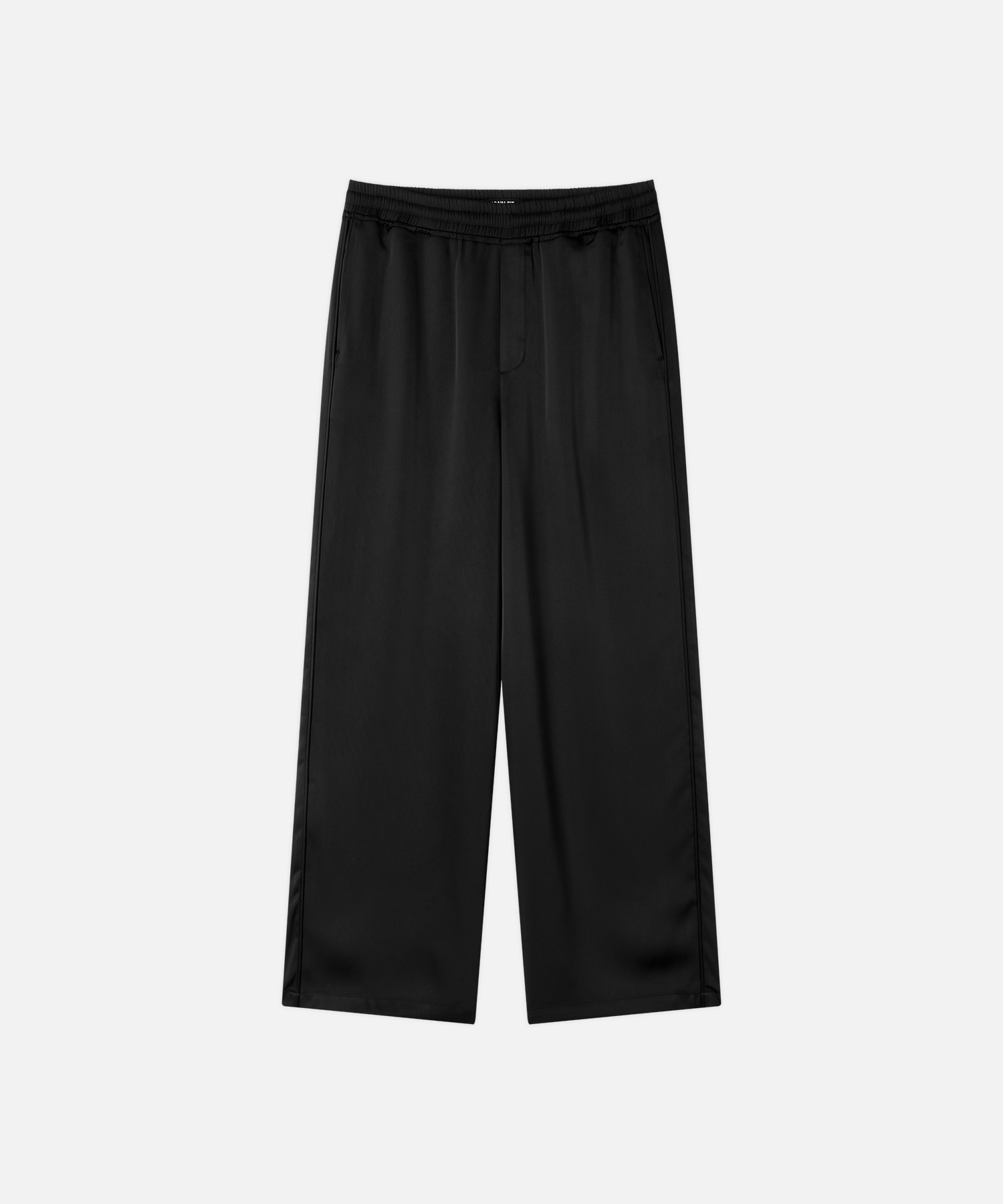 LUSTER SINGLE LINE TRACK PANTS [BLACK]