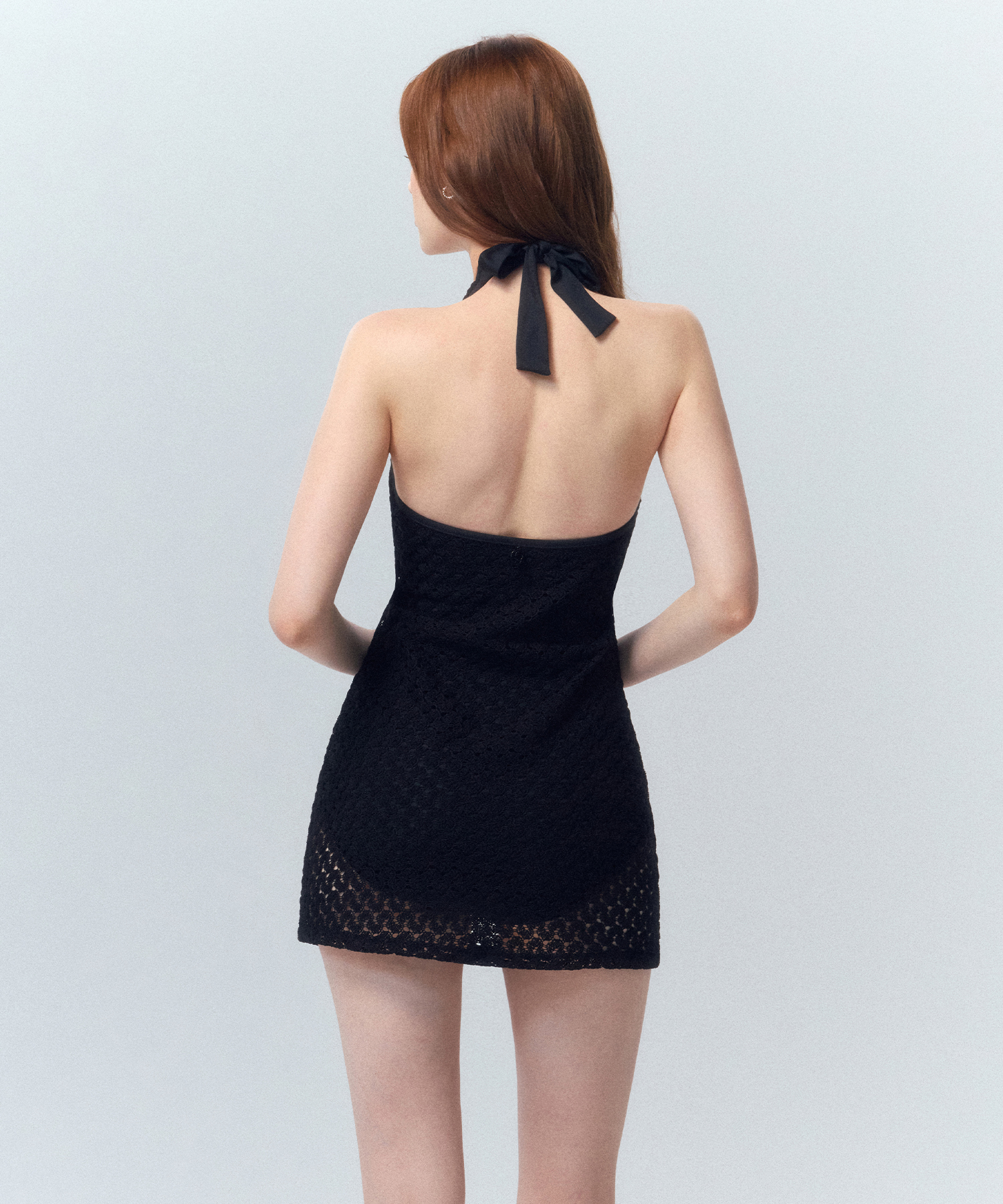Havana Crochet платье-монокини Black