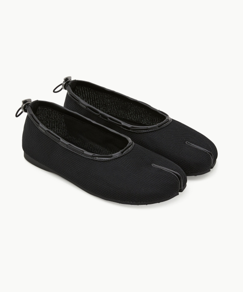 MUSINSA | PAES Mesh Air String Flat / Black