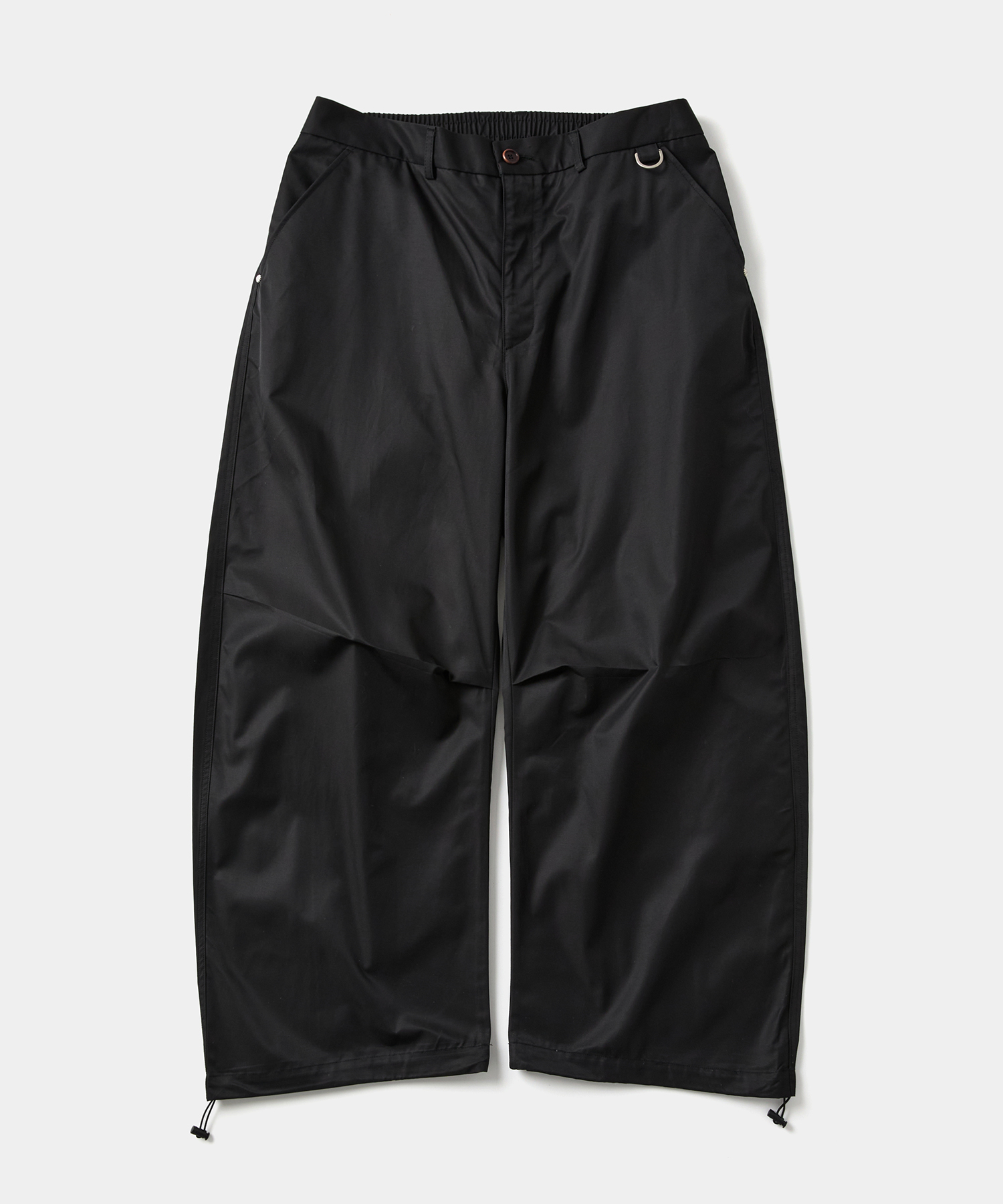 Curved Line Track Pants Black