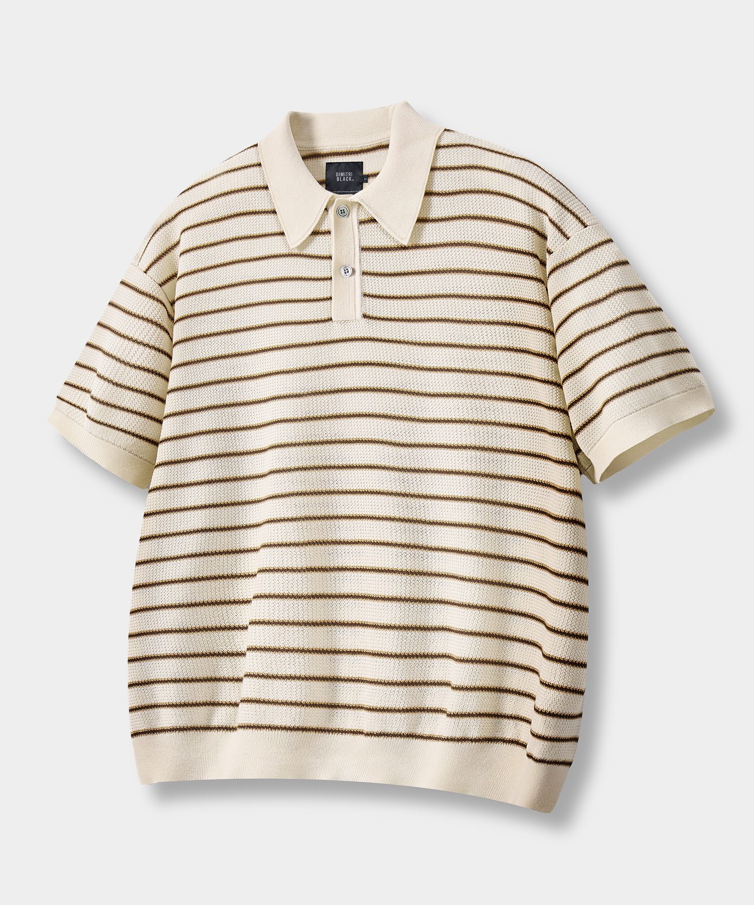 © EVERYONE’S SUMMER WOOL HALF KNIT_STRIPE 4 COLOR