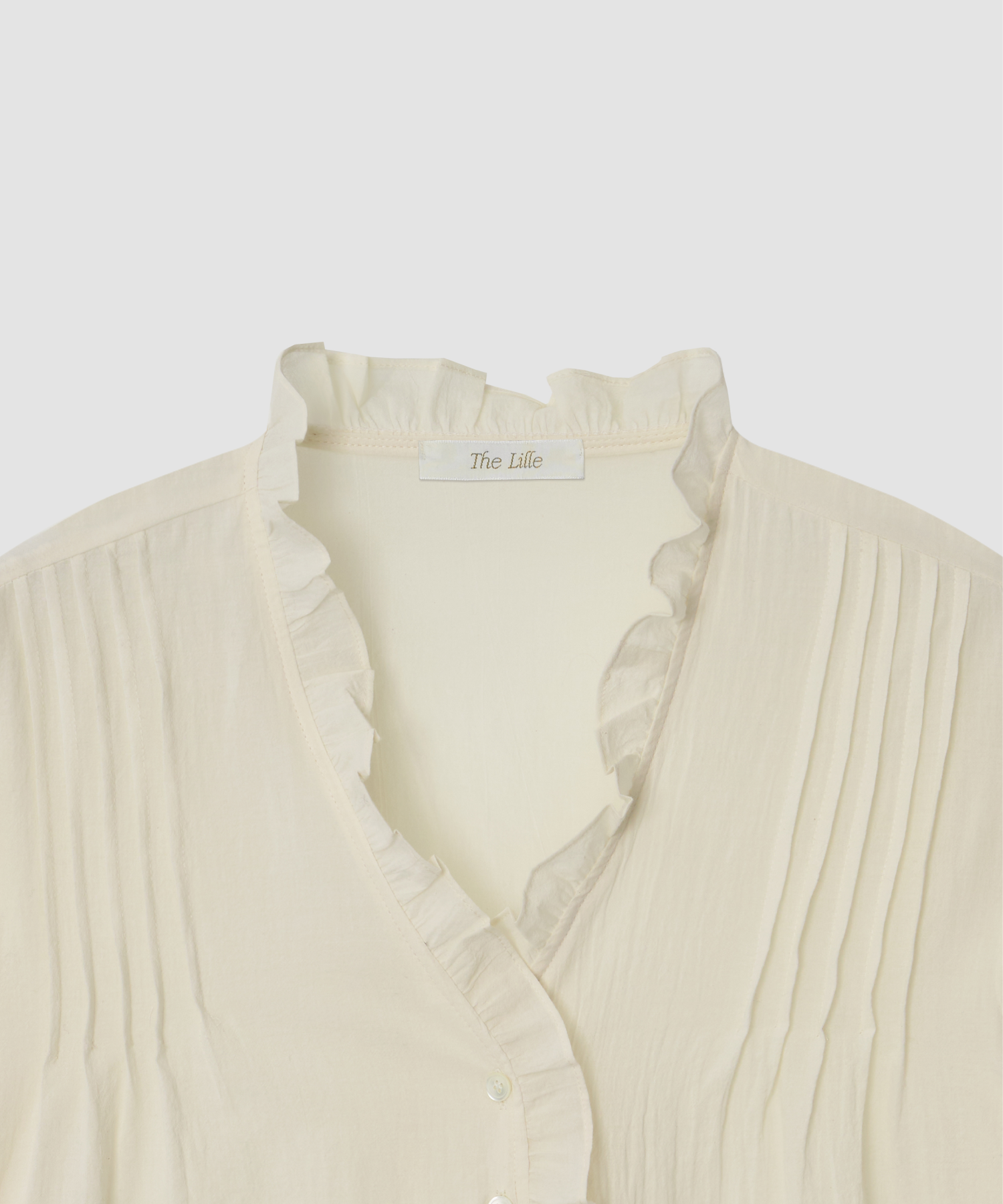 Spring Mare Frill Blouse_Ivory