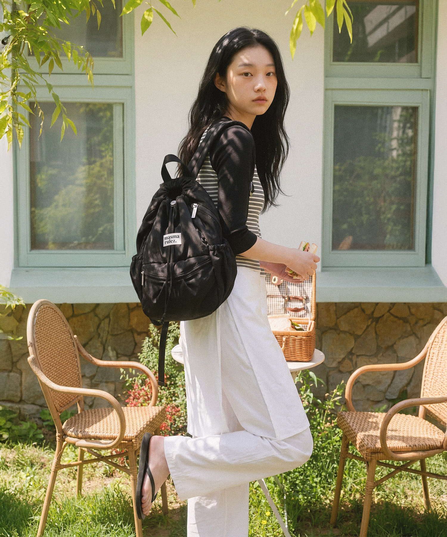 Pumpkin mini backpack_Black