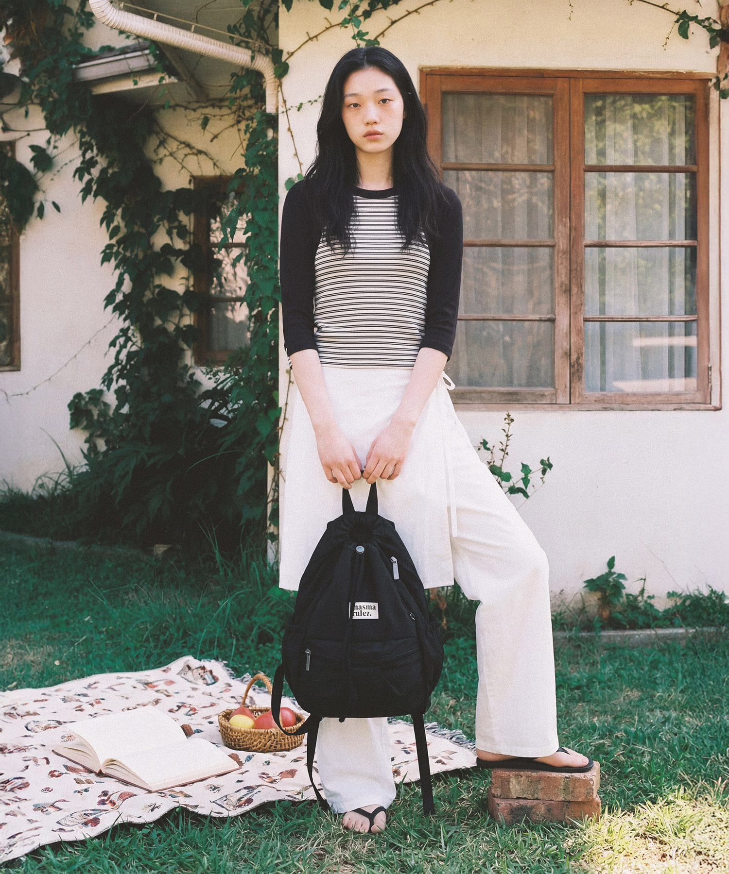 Pumpkin mini backpack_Black
