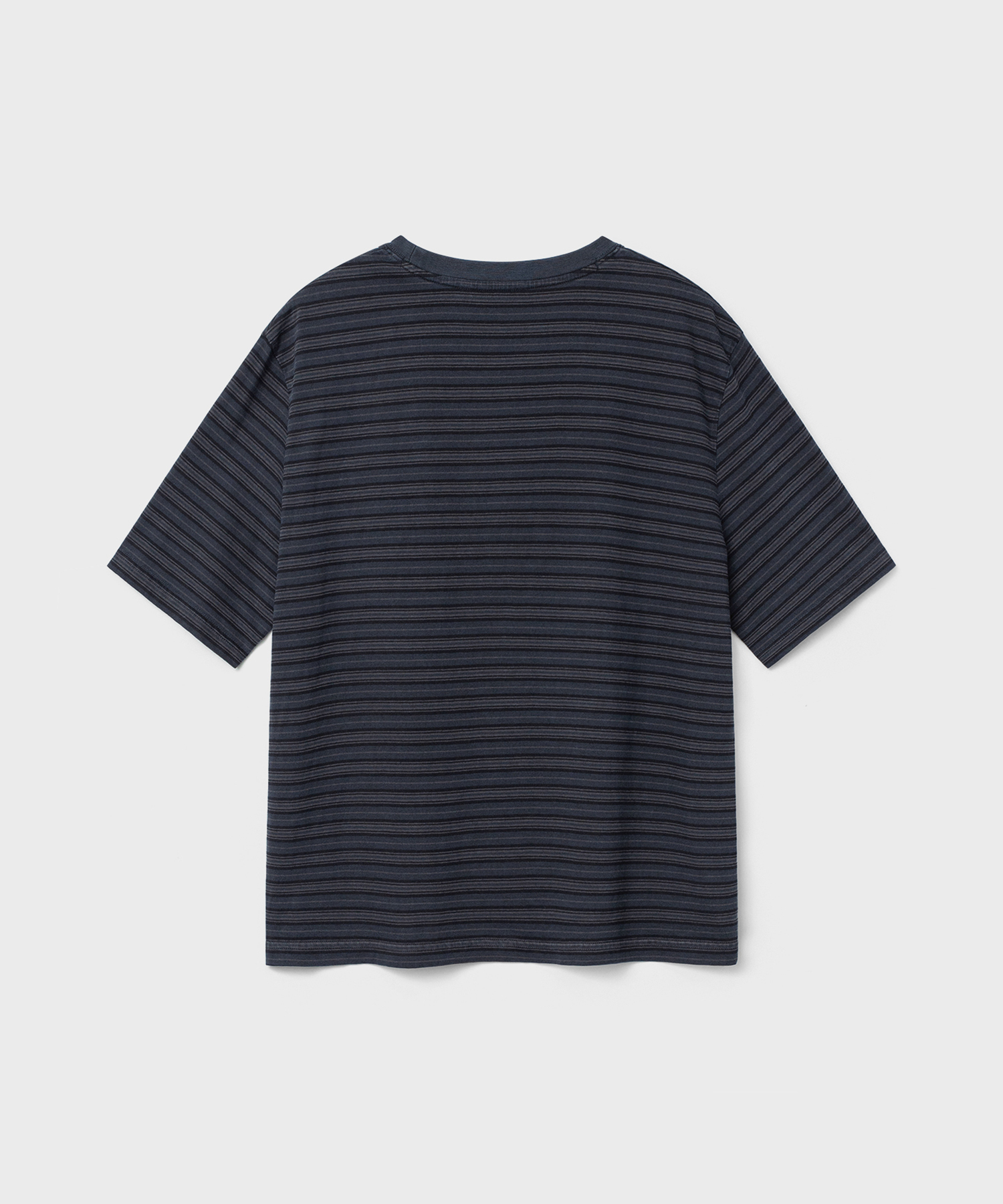 Футболка Multi Stripe Regular с коротким рукавом (Dying Multi Indigo Blue)