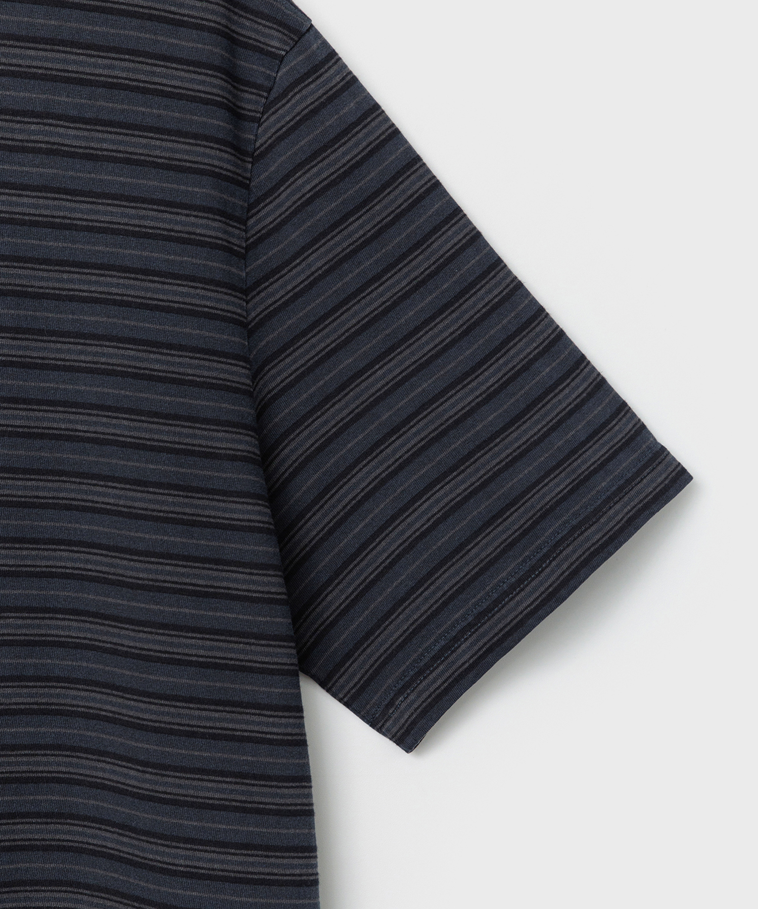 Футболка Multi Stripe Regular с коротким рукавом (Dying Multi Indigo Blue)