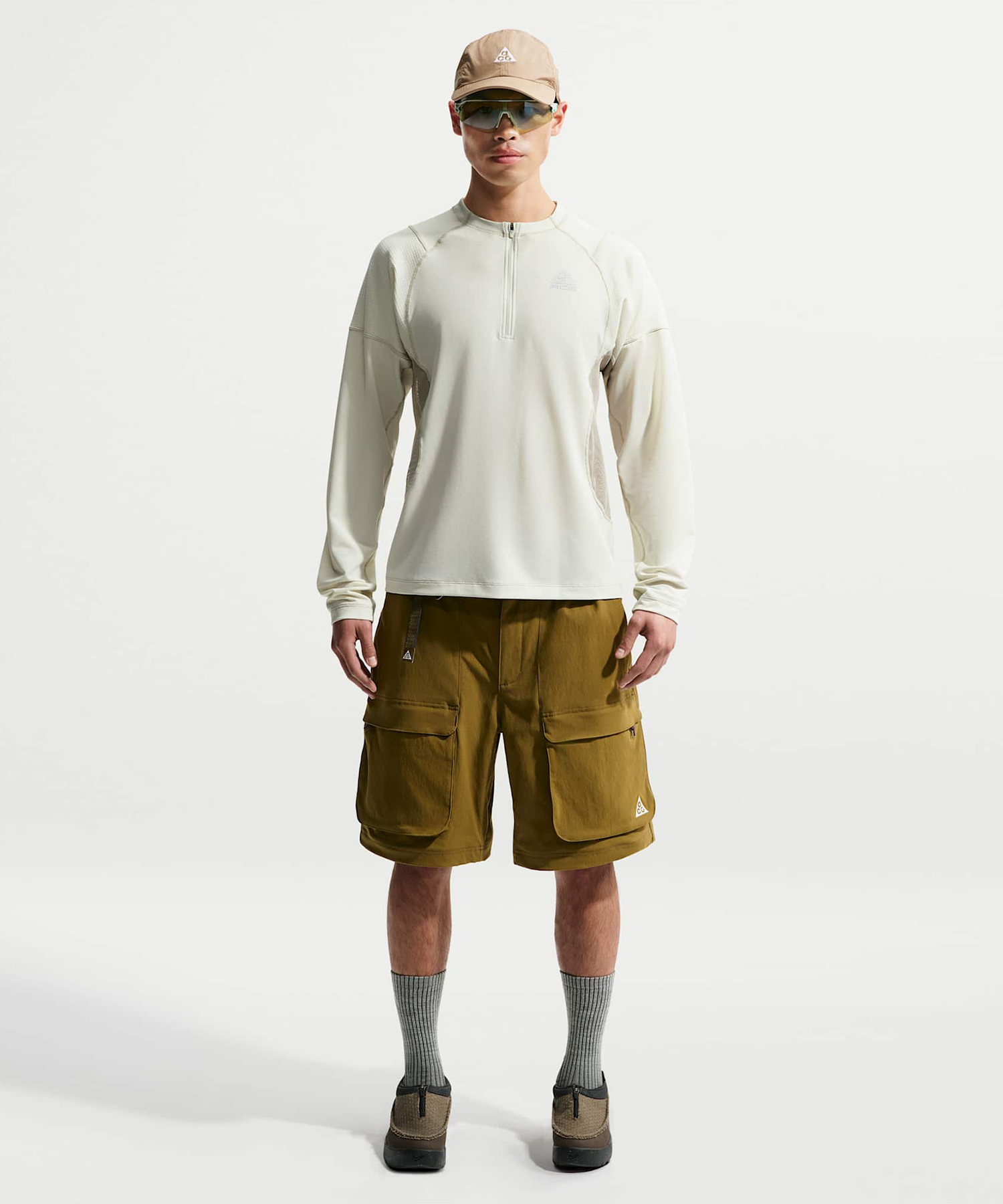 U ACG DF VAULT LS топ - SEA GLASS/SPRUCE FOG/(SUMMIT белый)