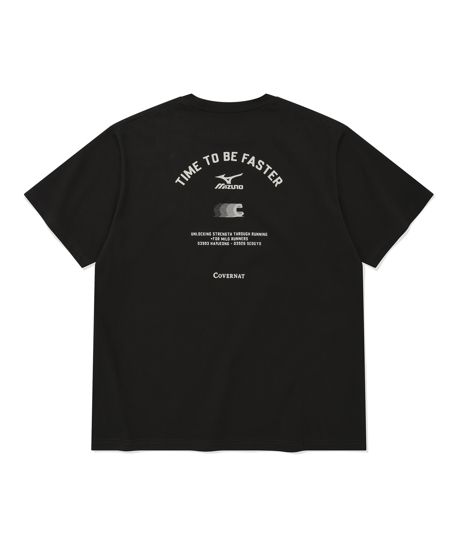 [COVERNAT X MIZUNO] COOL хлопок MOTIVATION GRAPHIC T-рубашка