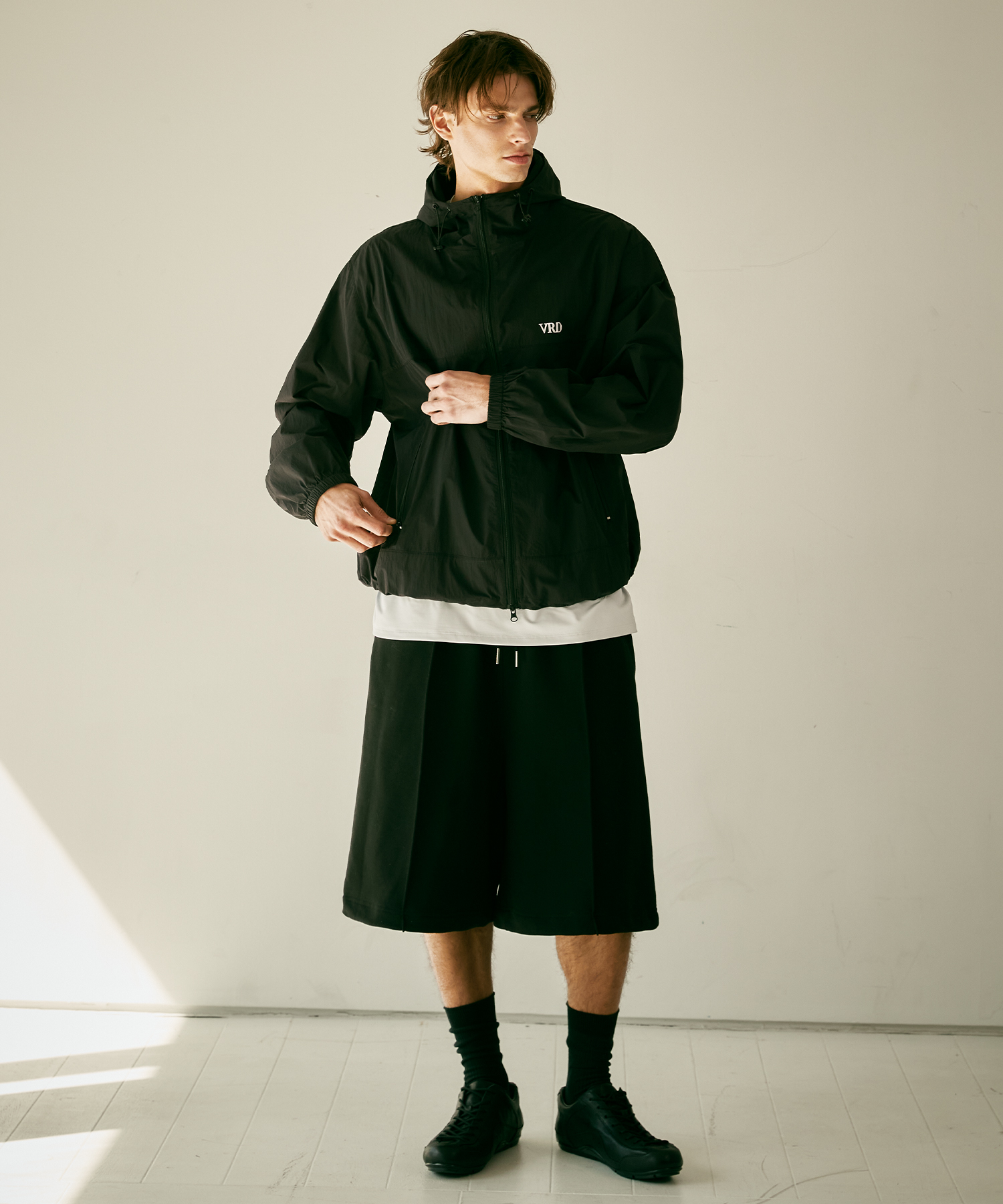 Sсторонний Giant over short sweatбрюки-Чёрный