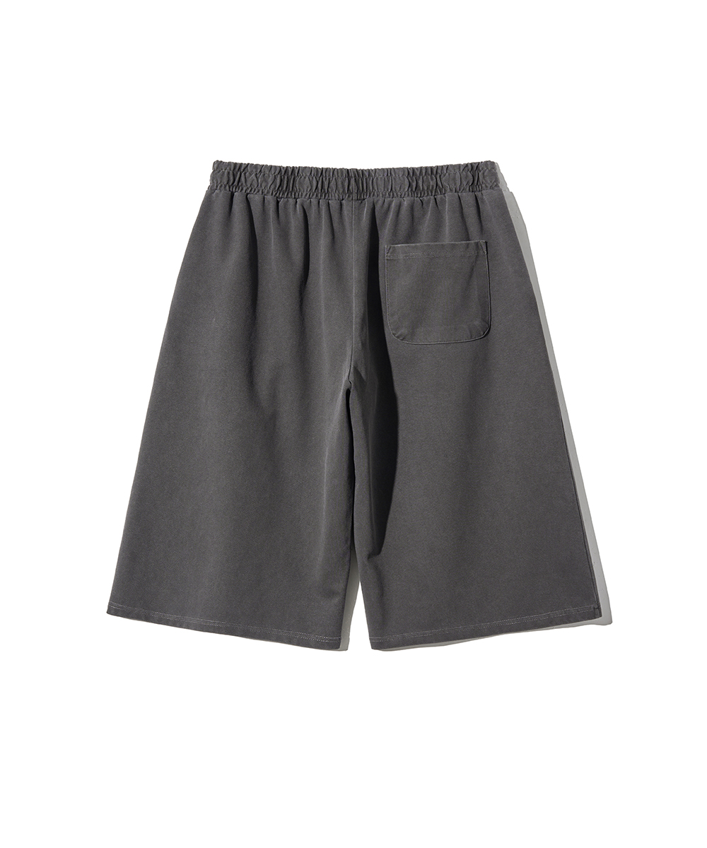 One-piece 8-part sweat бермуды брюки grey