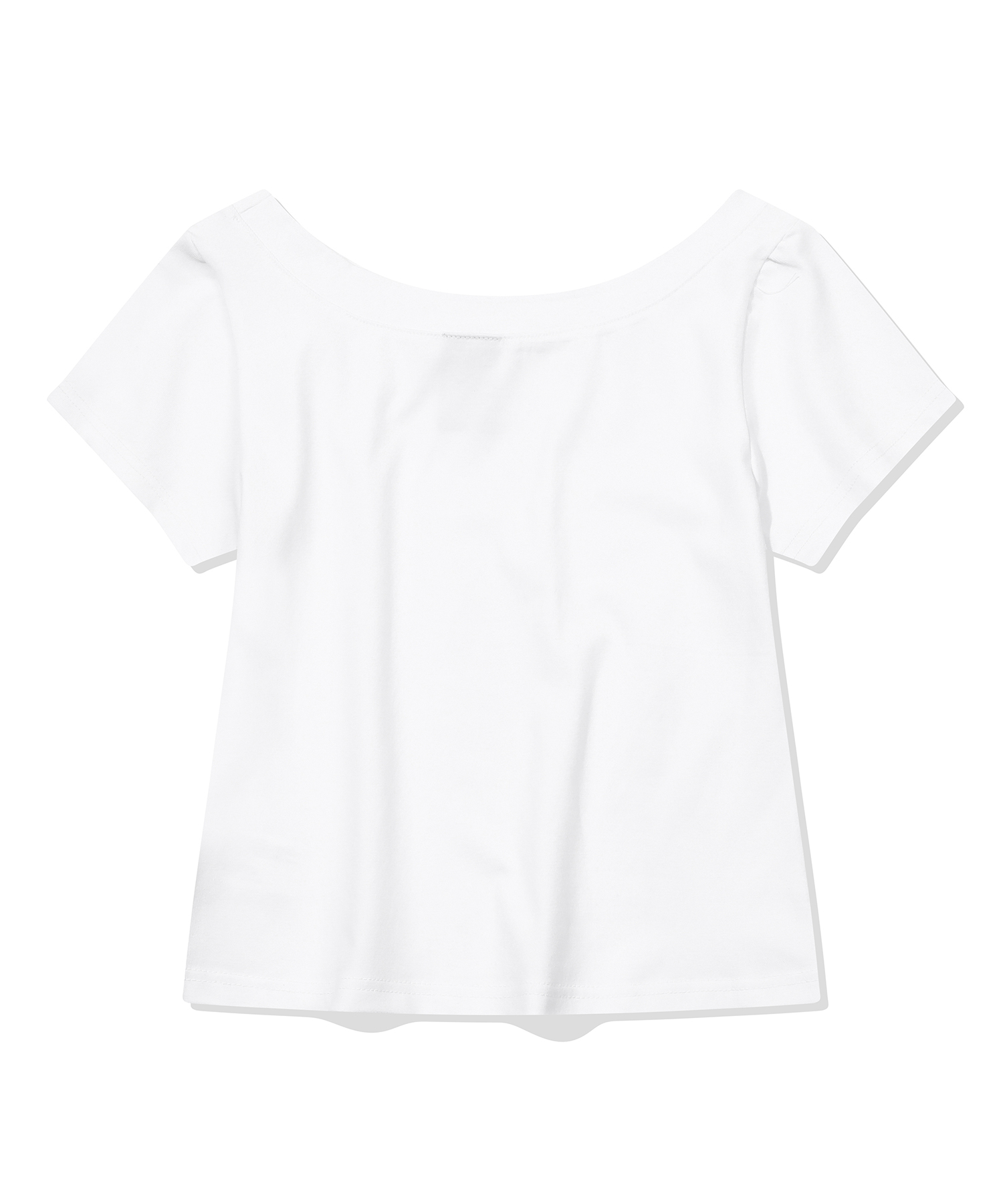 Grace One-Shoulder Футболка Белый