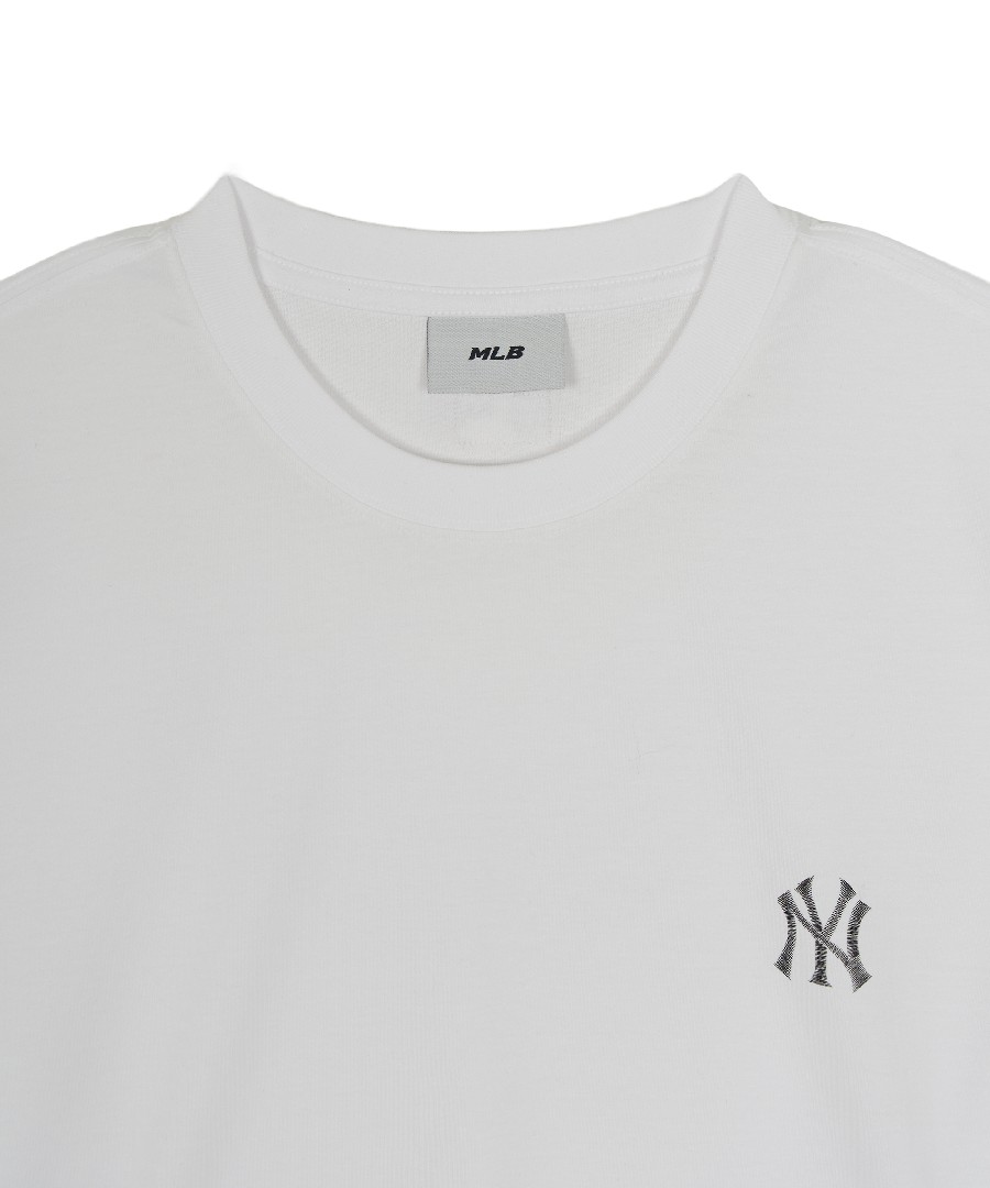 Базовая легкая оверсайз футболка NY (White)